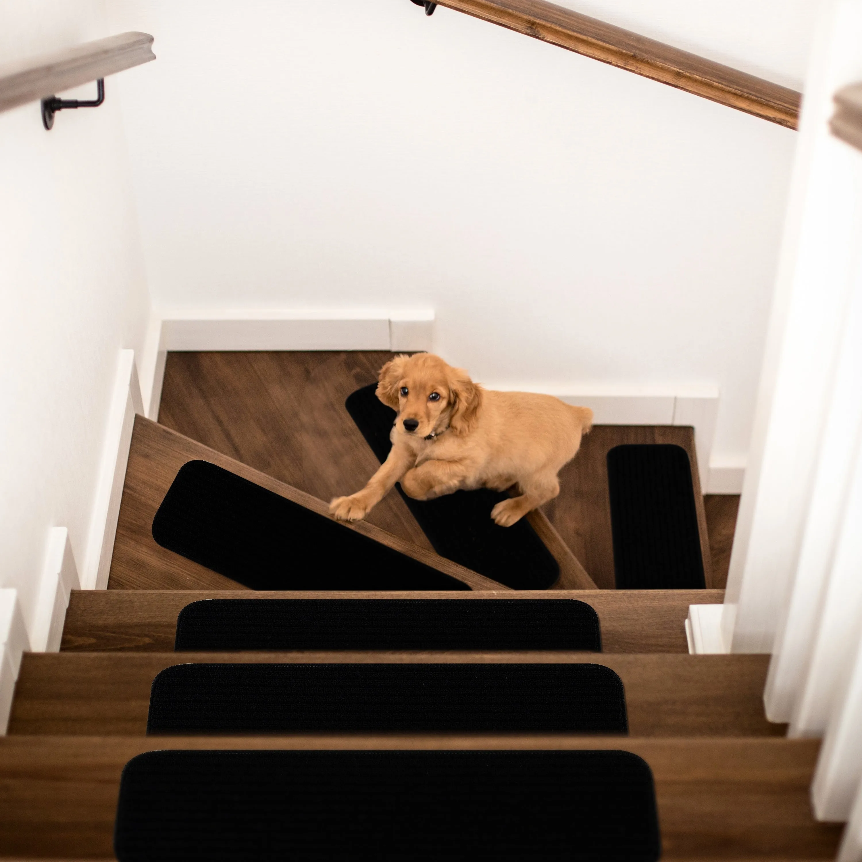 Beverly Rug Non Slip Stair Treads. Matching Landing Rug. Washable Runner Rug for Hallway