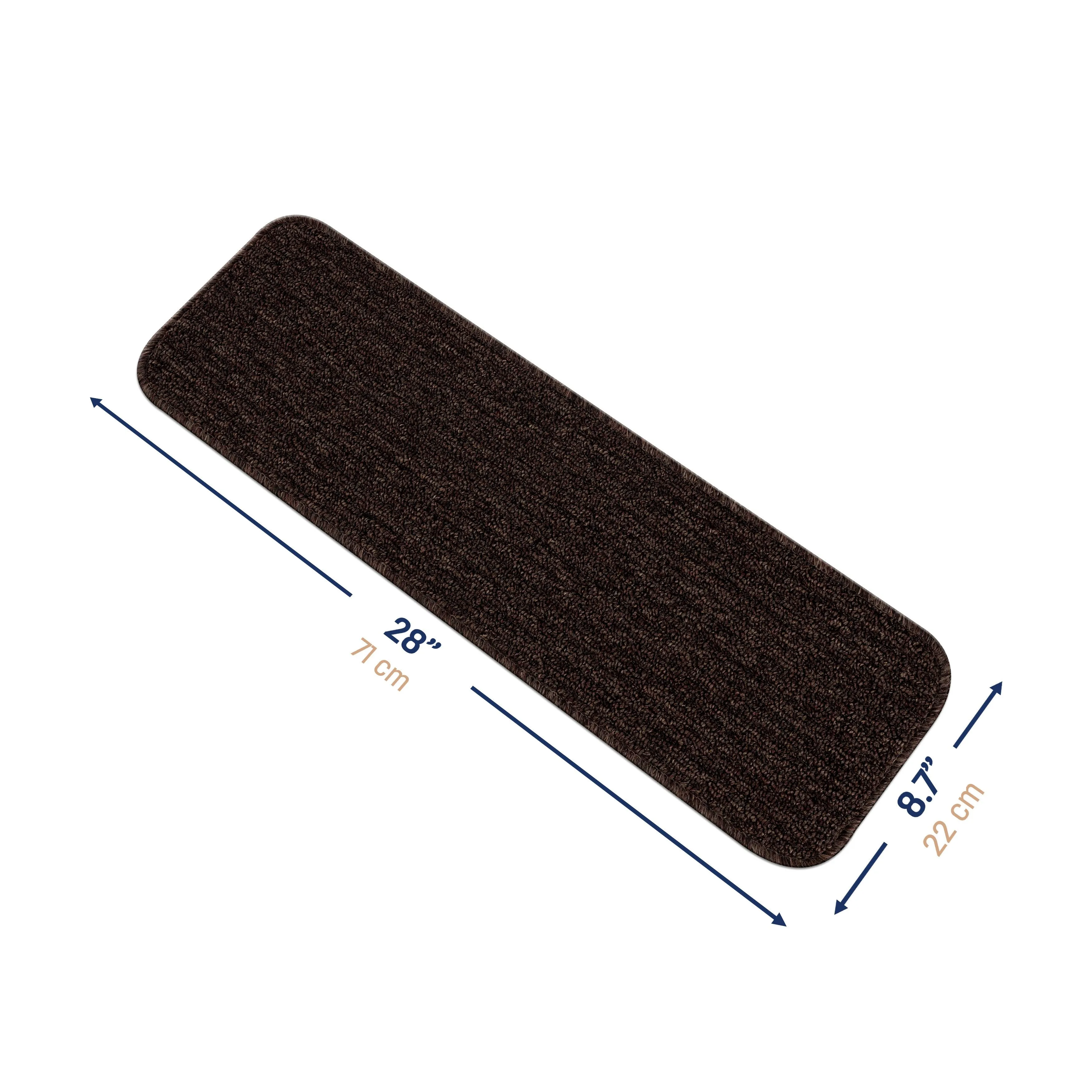 Beverly Rug Non Slip Stair Treads. Matching Landing Rug. Washable Runner Rug for Hallway