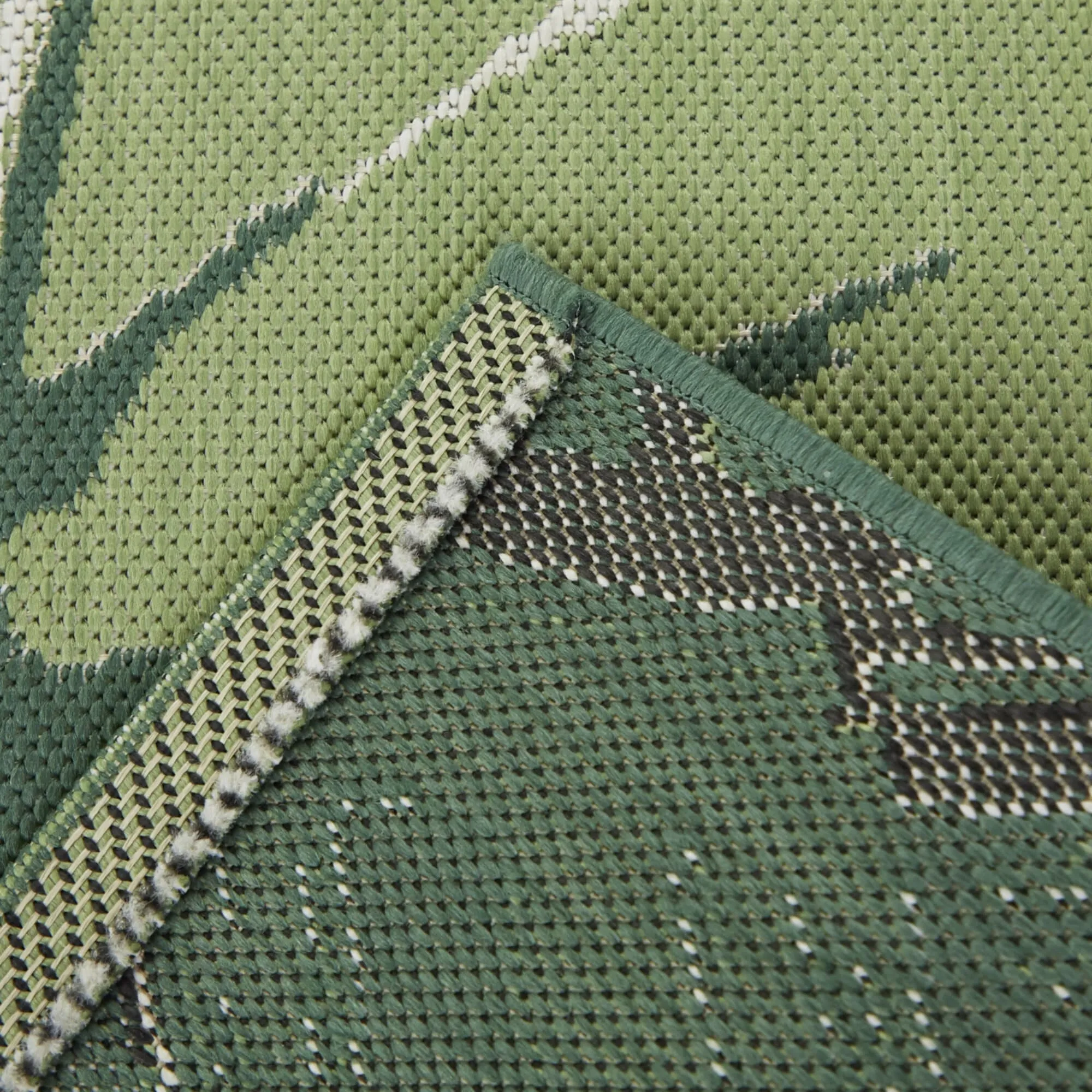 Bissen Botanical Palm Leaf Indoor/Outdoor Area Rug