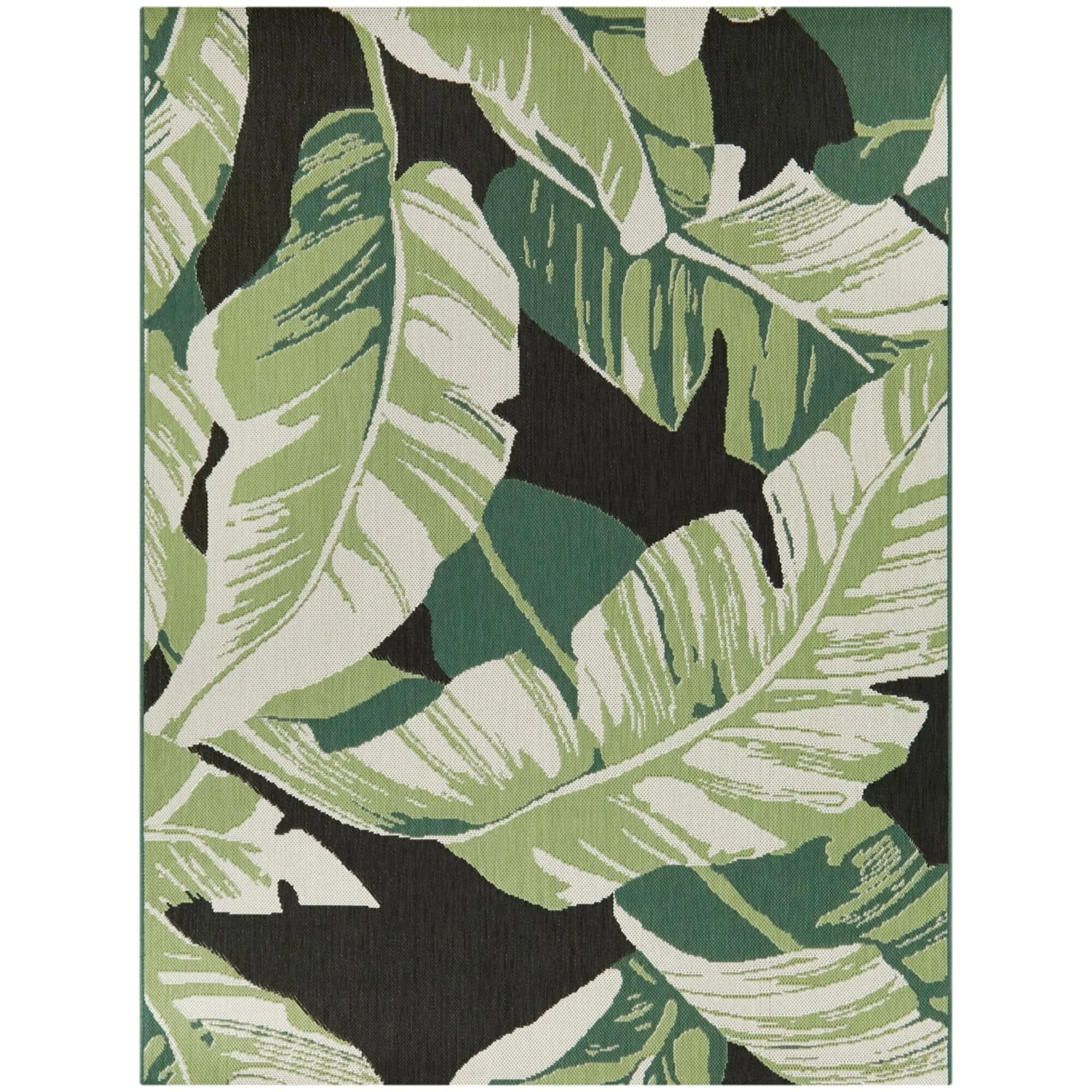 Bissen Botanical Palm Leaf Indoor/Outdoor Area Rug