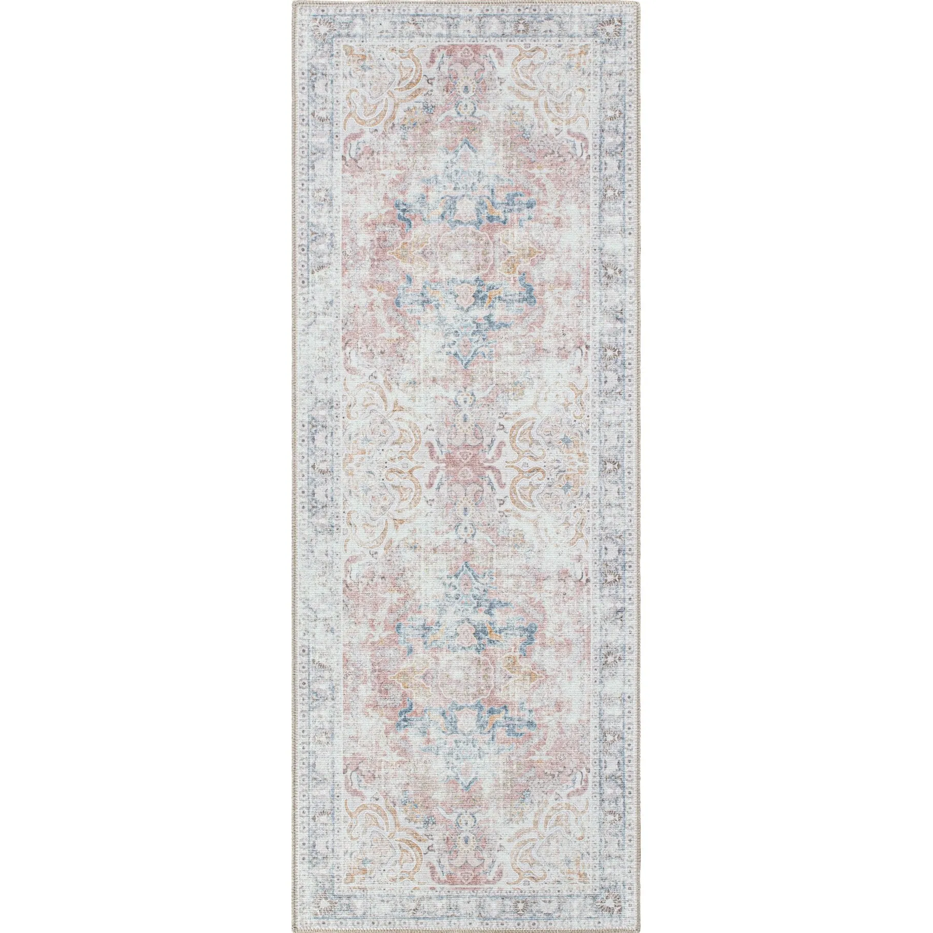 Bohemian Transitional Machine Washable Area Rug