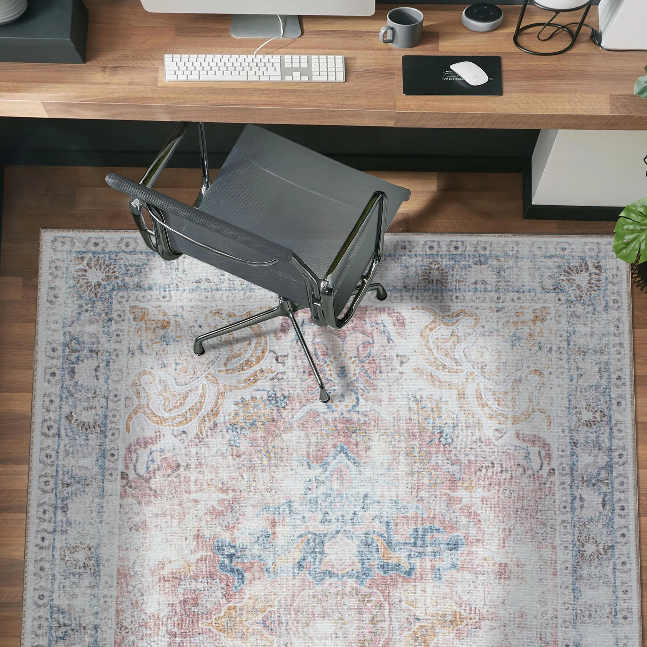 Bohemian Transitional Machine Washable Area Rug