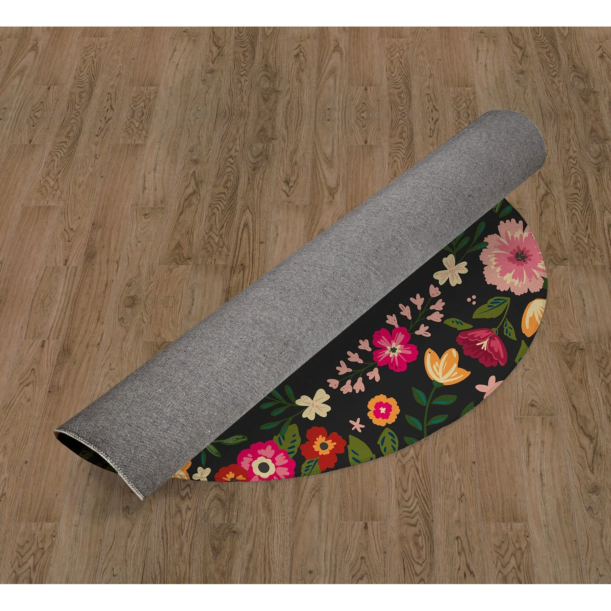 BOHO FIELDS CHARCOAL Area Rug By Kavka Designs