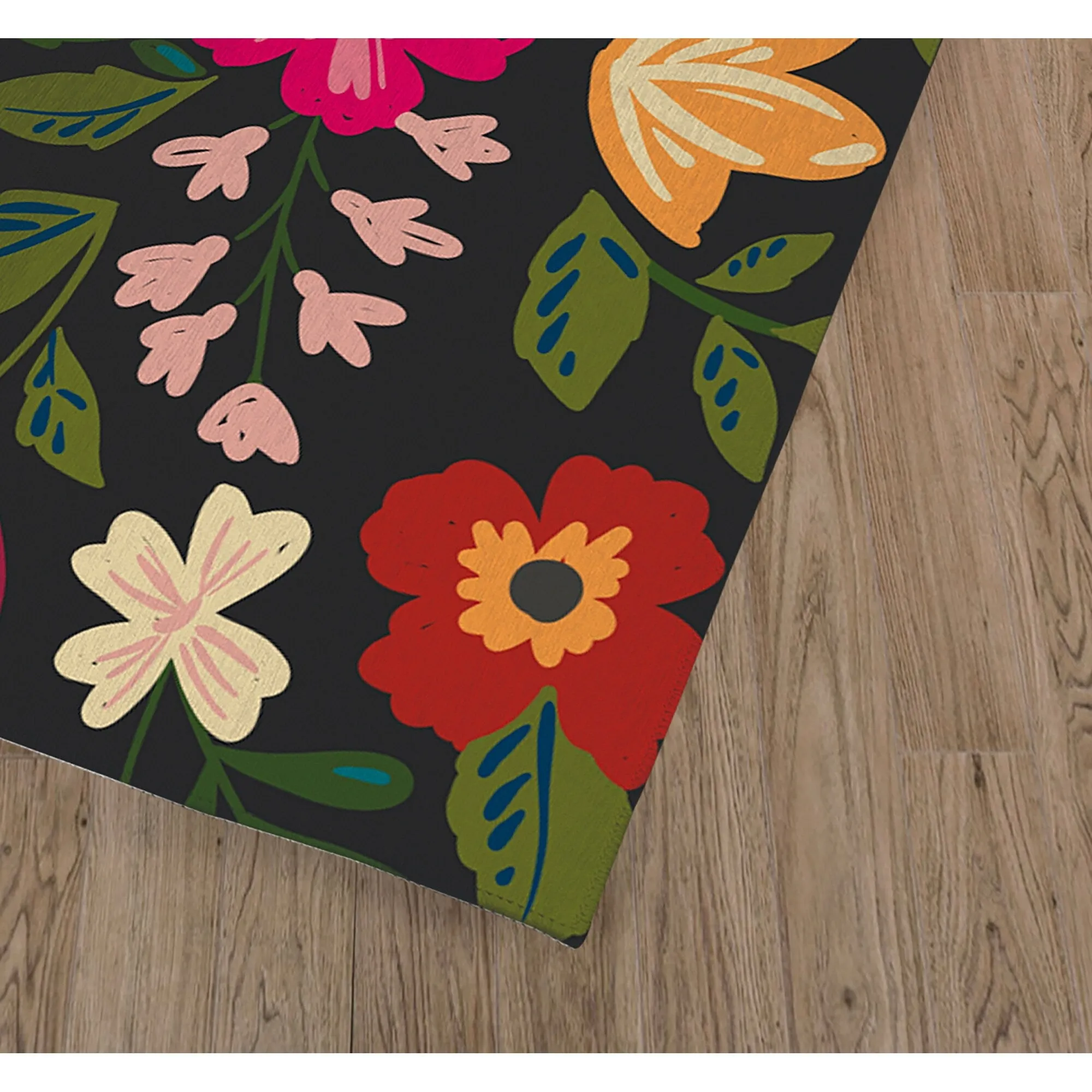 BOHO FIELDS CHARCOAL Area Rug By Kavka Designs