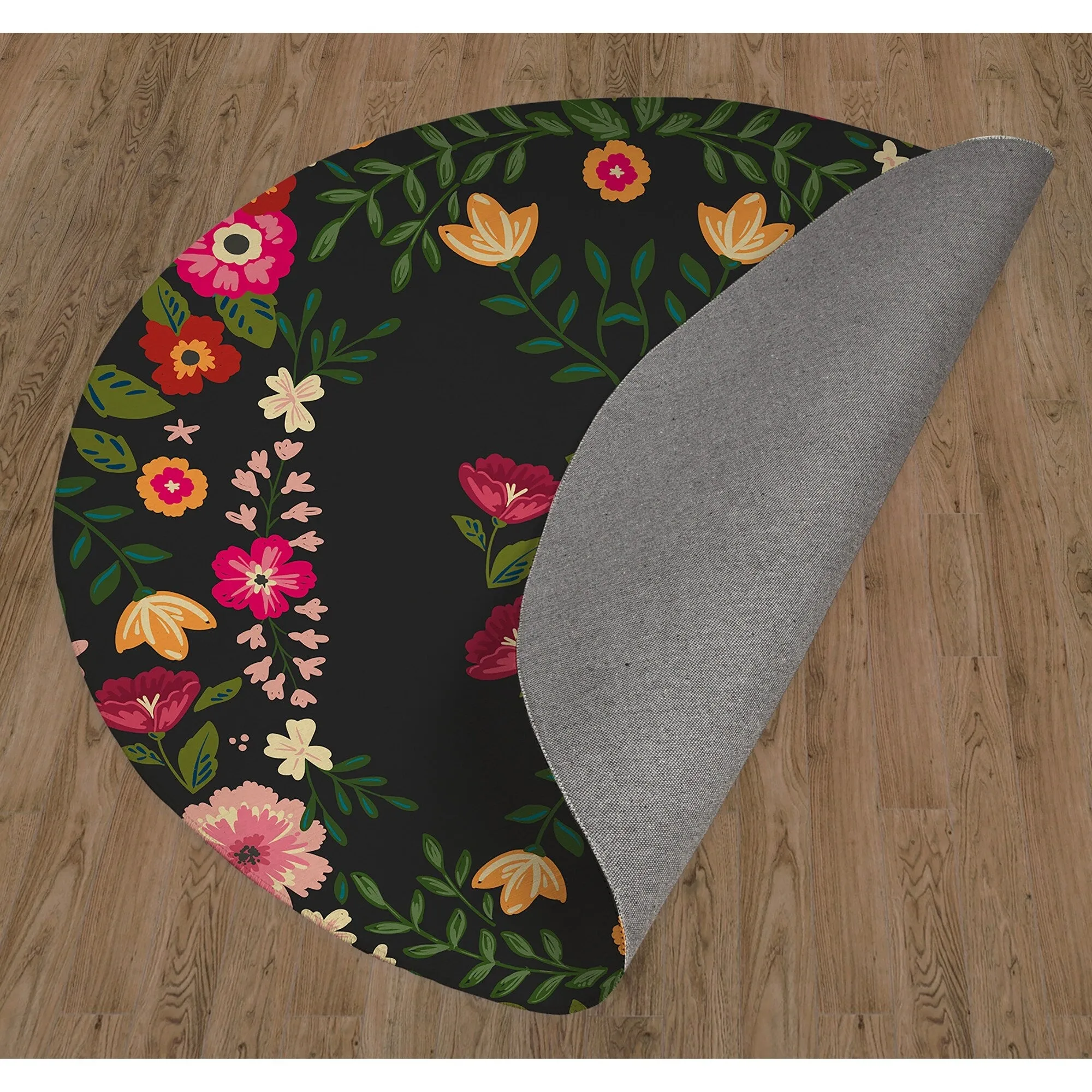 BOHO FIELDS CHARCOAL Area Rug By Kavka Designs