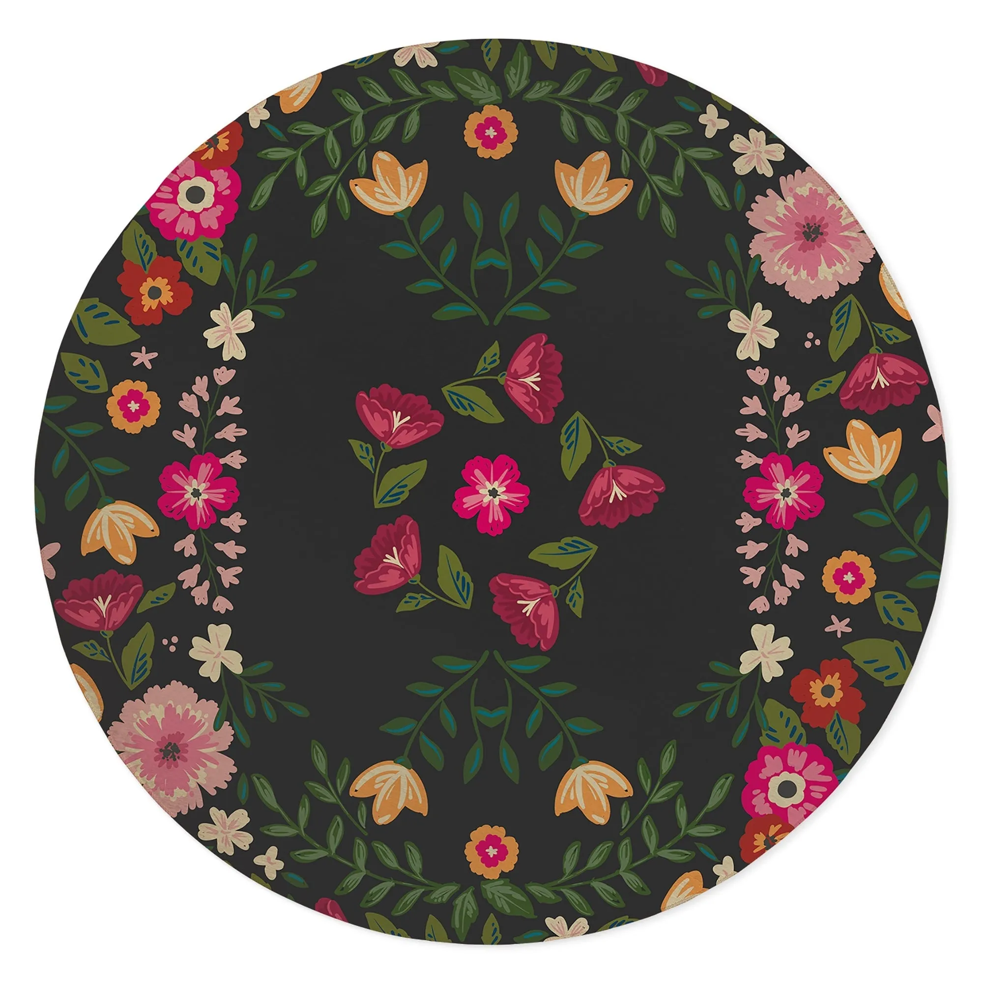 BOHO FIELDS CHARCOAL Area Rug By Kavka Designs