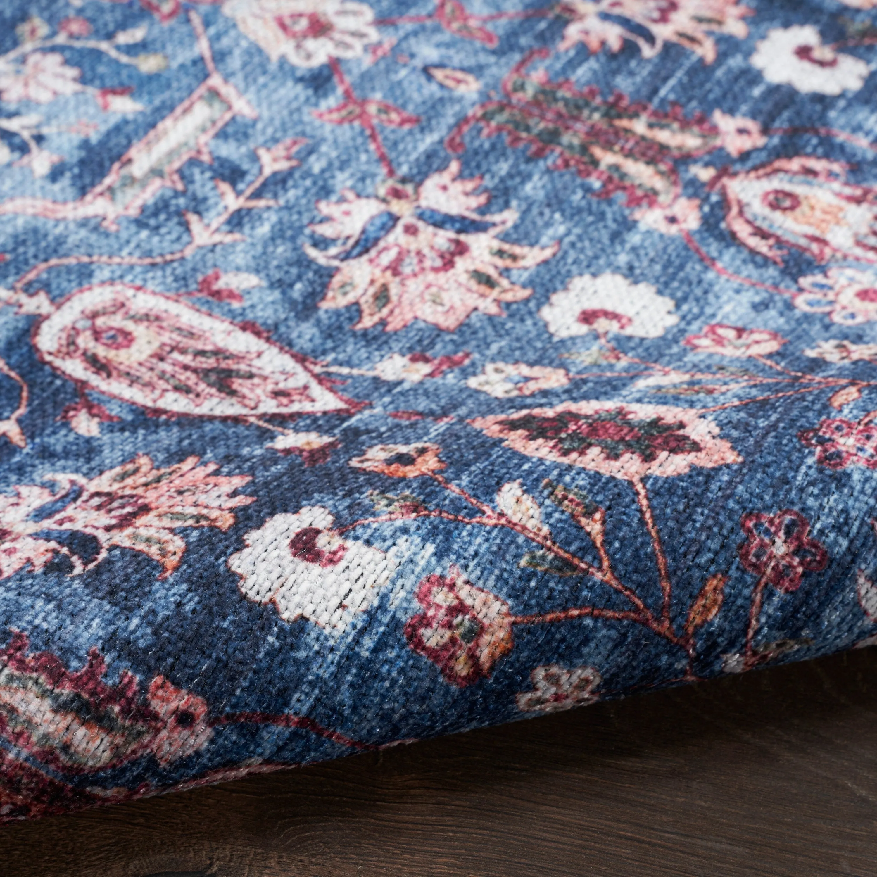 Brilliance Machine Washable Persian Vintage Medallion Area Rug