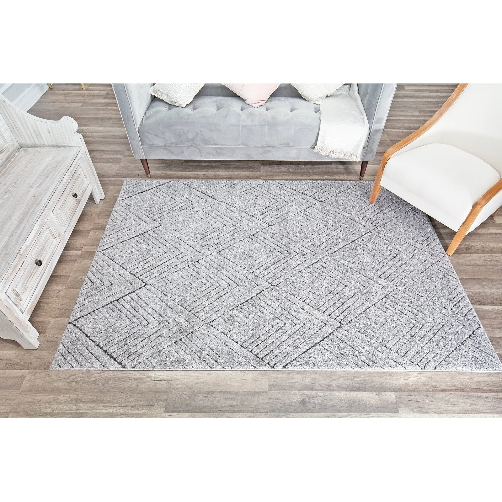 Cadence Geometric Contemporary Rugs America Rug by Cosmopolitan