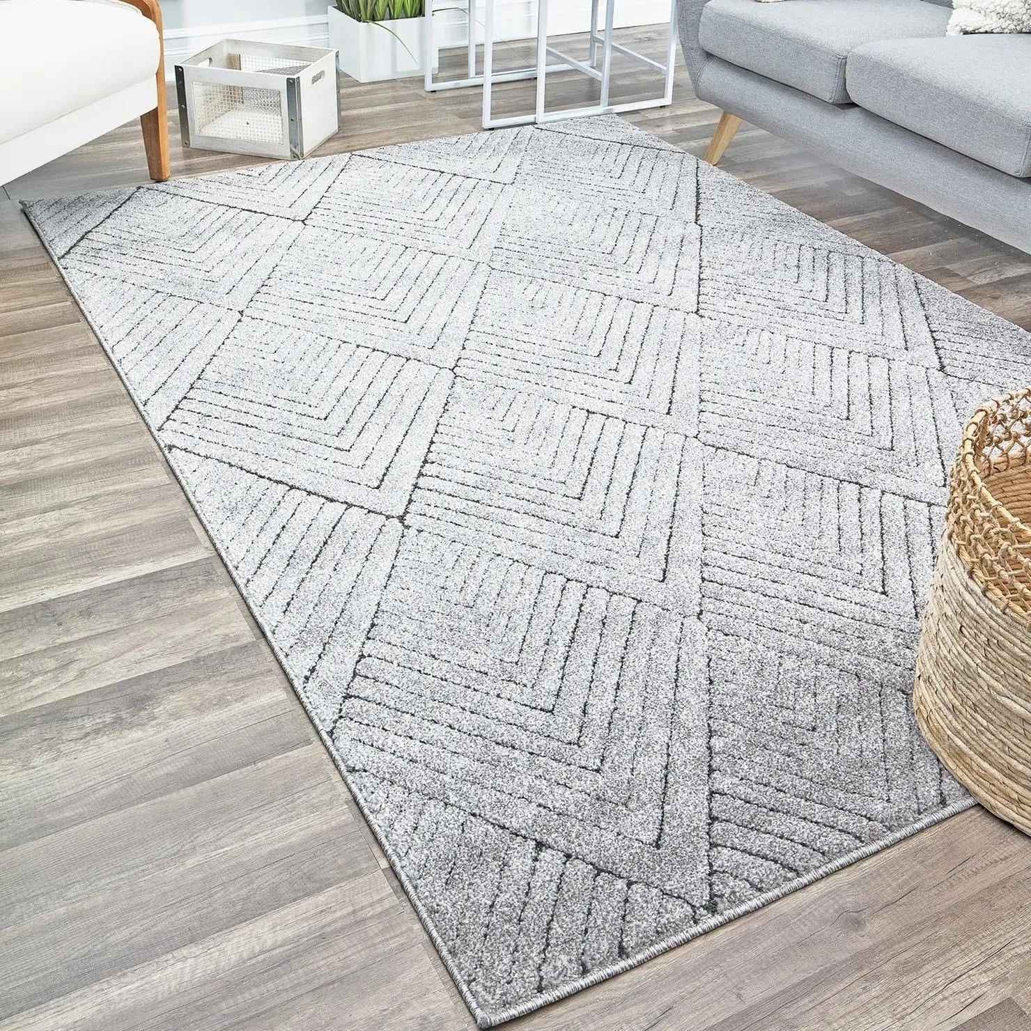 Cadence Geometric Contemporary Rugs America Rug by Cosmopolitan