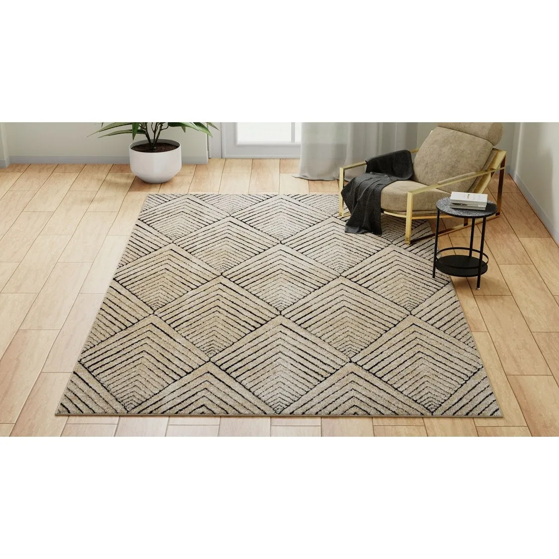 Cadence Geometric Contemporary Rugs America Rug by Cosmopolitan