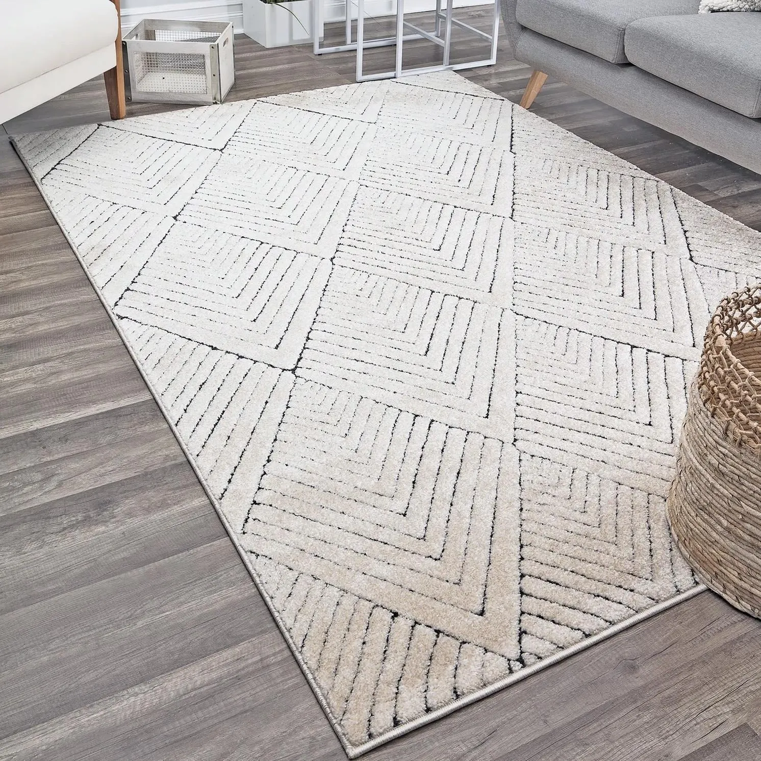 Cadence Geometric Contemporary Rugs America Rug by Cosmopolitan