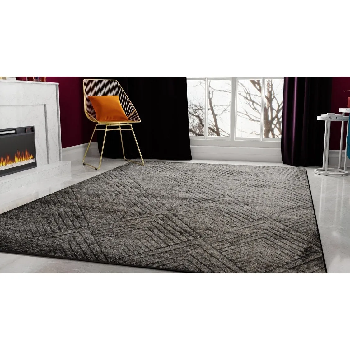 Cadence Geometric Contemporary Rugs America Rug by Cosmopolitan
