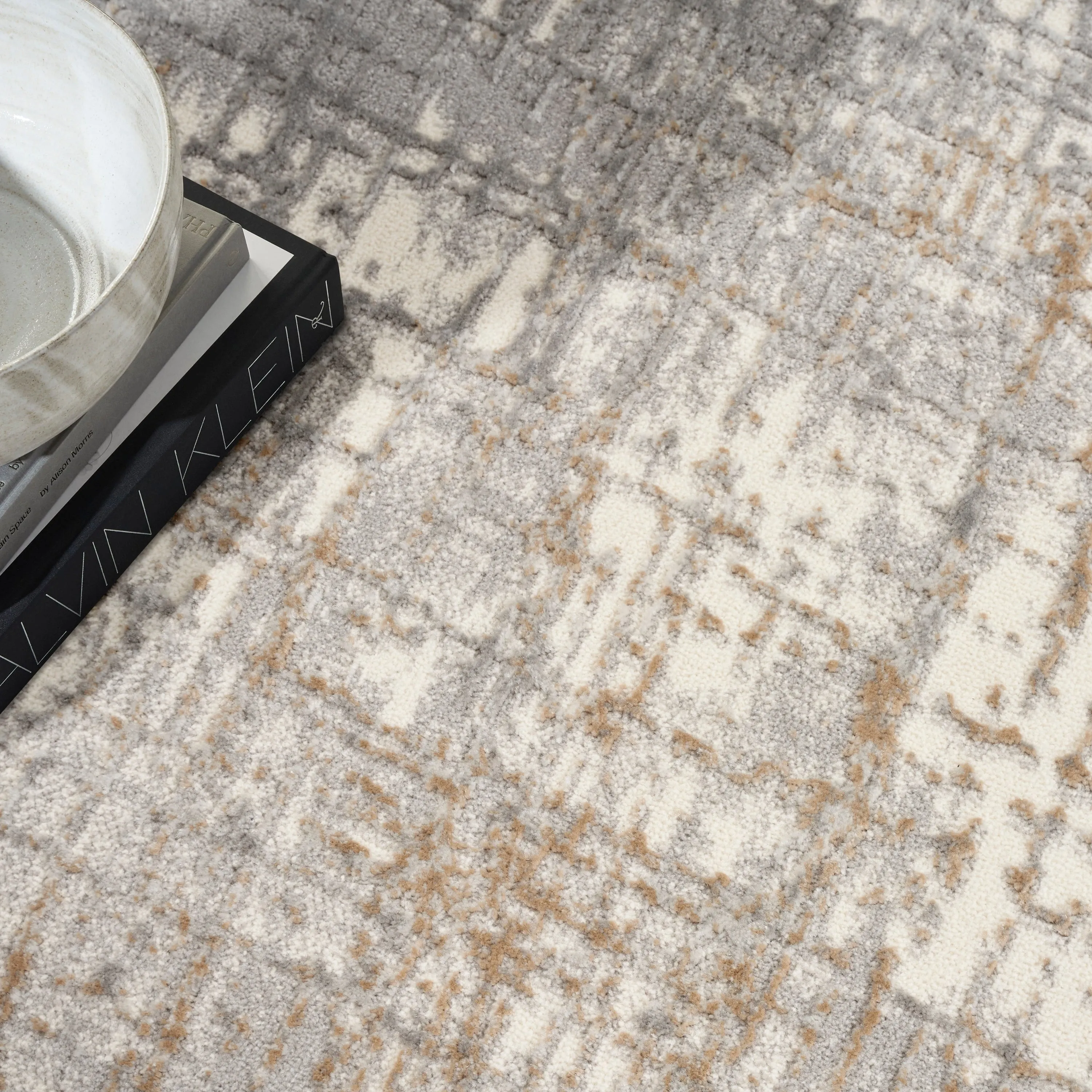Calvin Klein Rush Contemporary Abstract Area Rug