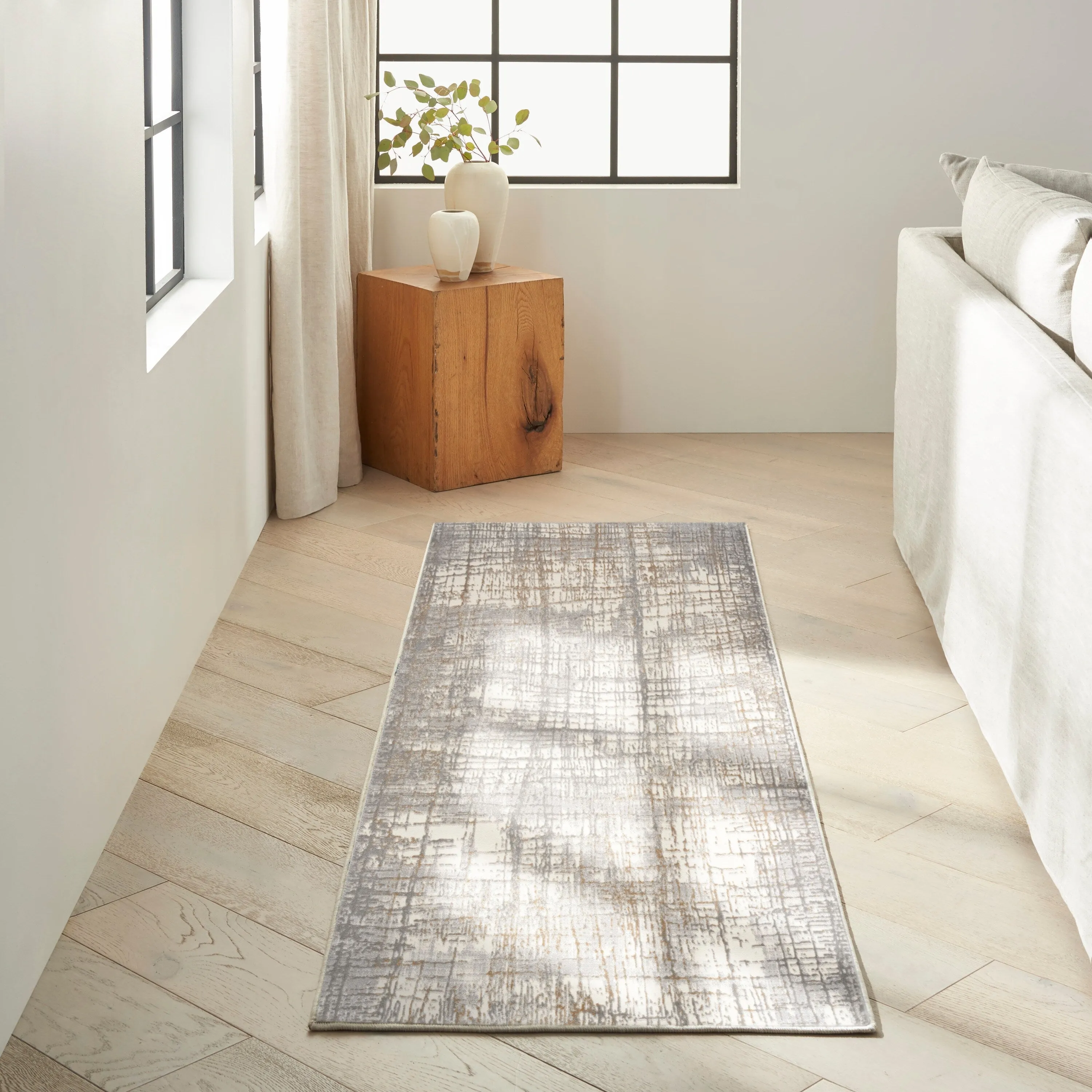 Calvin Klein Rush Contemporary Abstract Area Rug