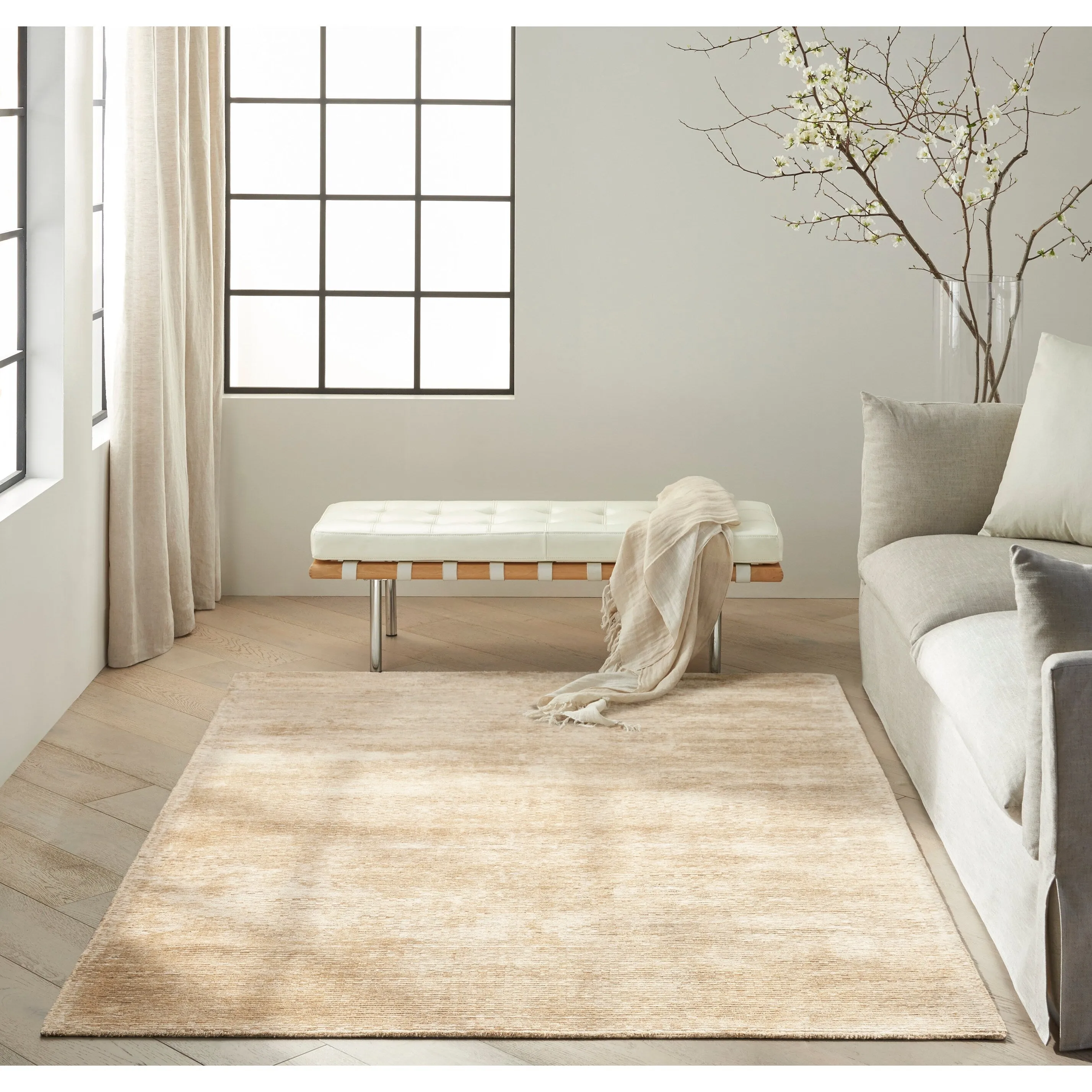 Calvin Klein Valley Indoor Striped Area Rug