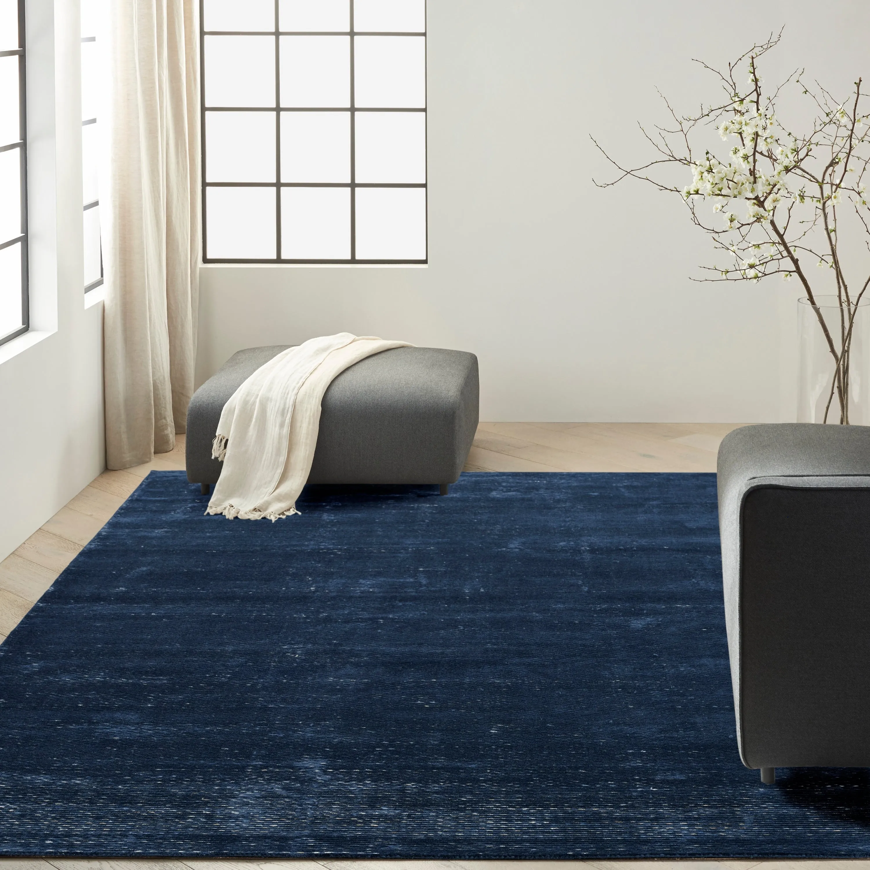 Calvin Klein Valley Indoor Striped Area Rug