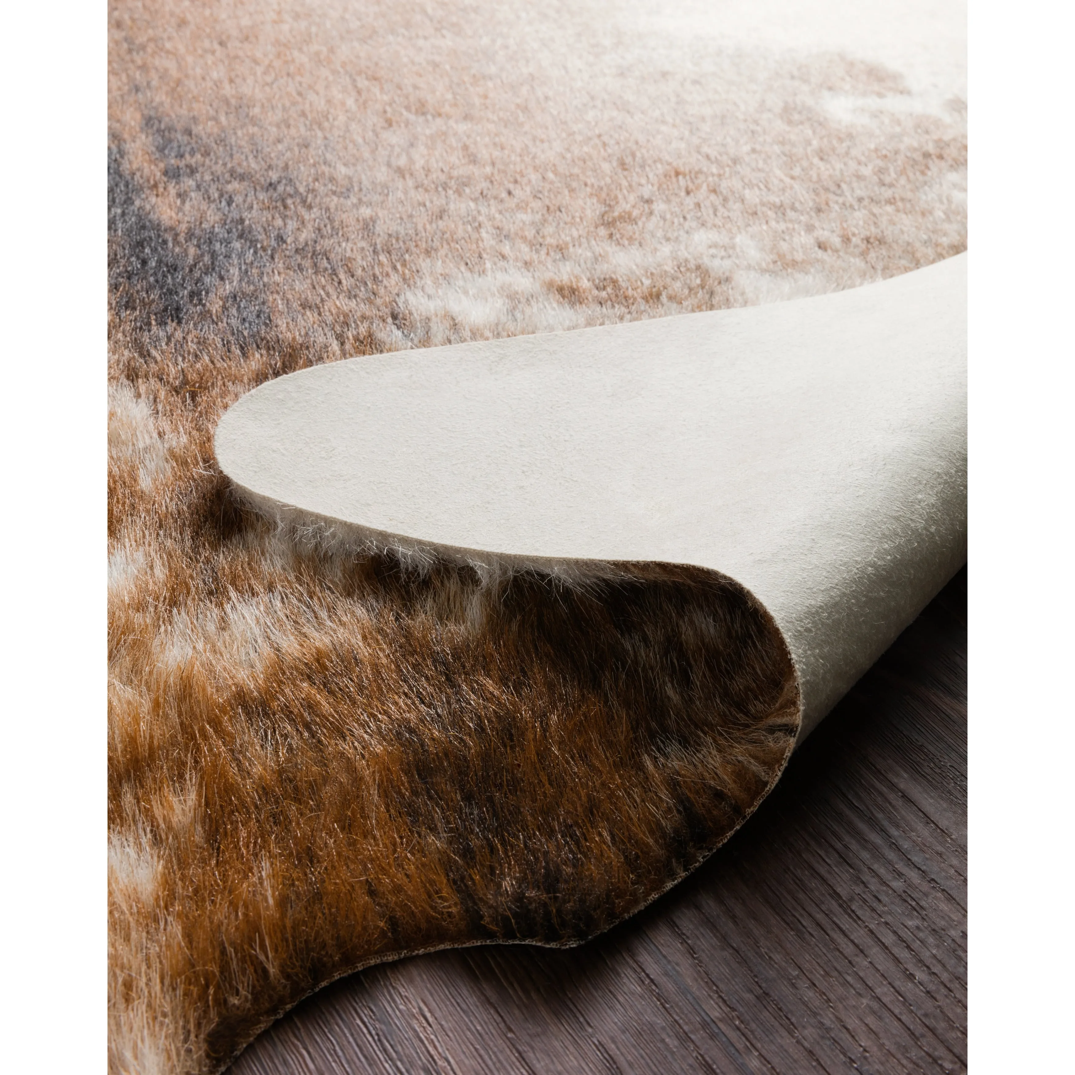 Carbon Loft van Leeuwenhoek Faux Cowhide Area Rug