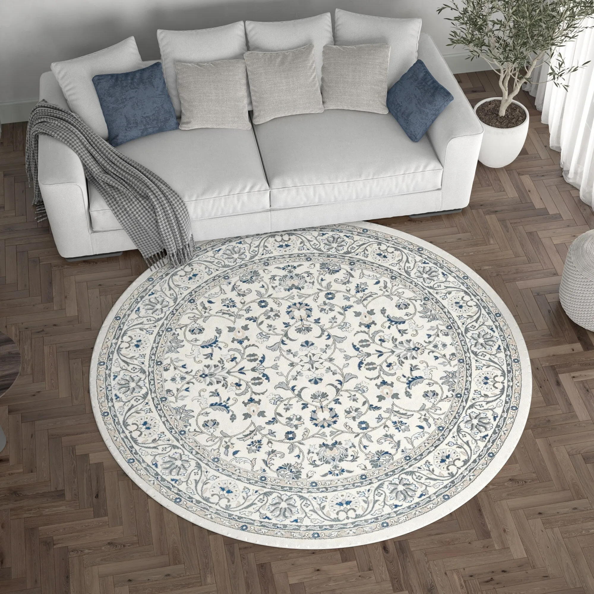 Carrington Traditional Border Indoor Area Rug