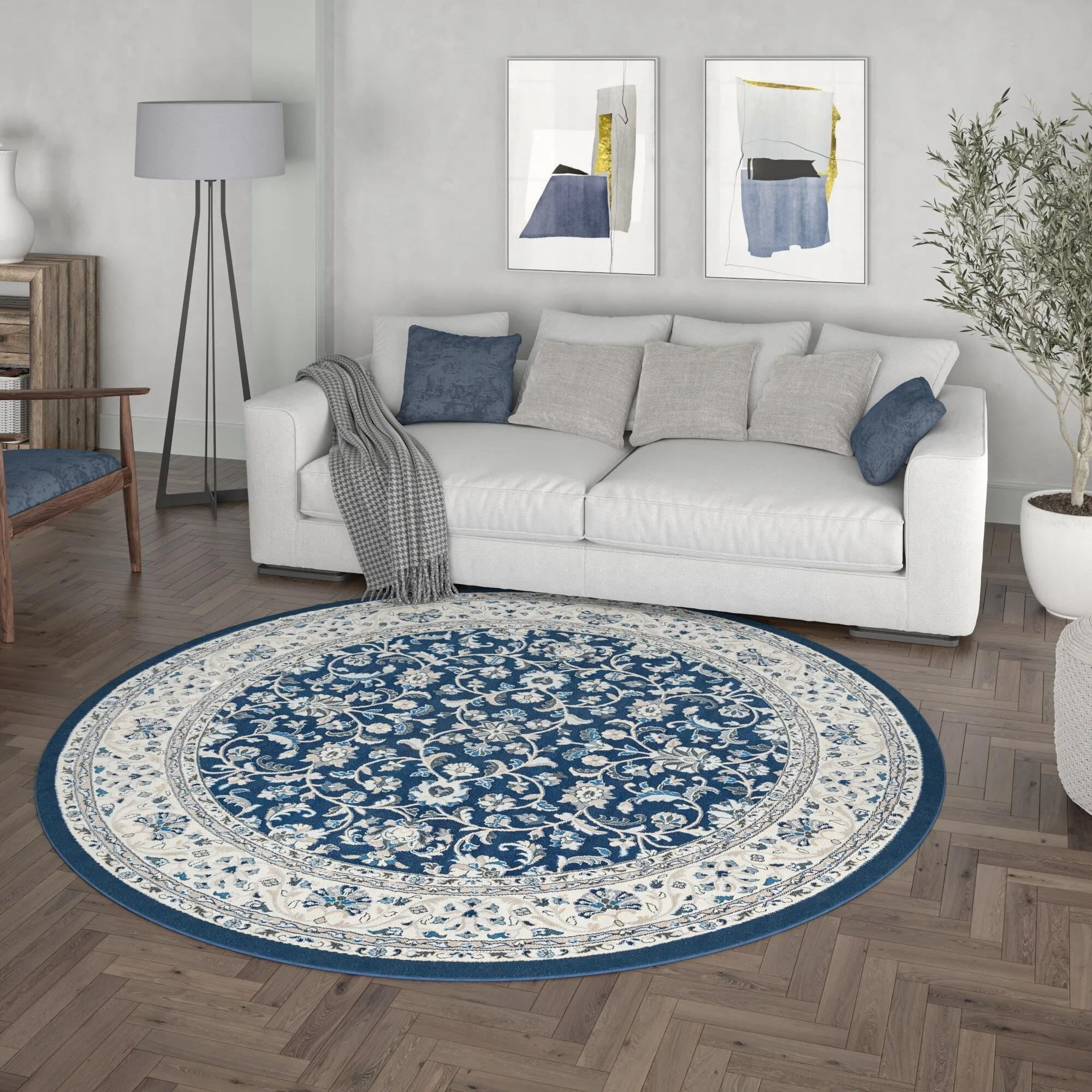 Carrington Traditional Border Indoor Area Rug