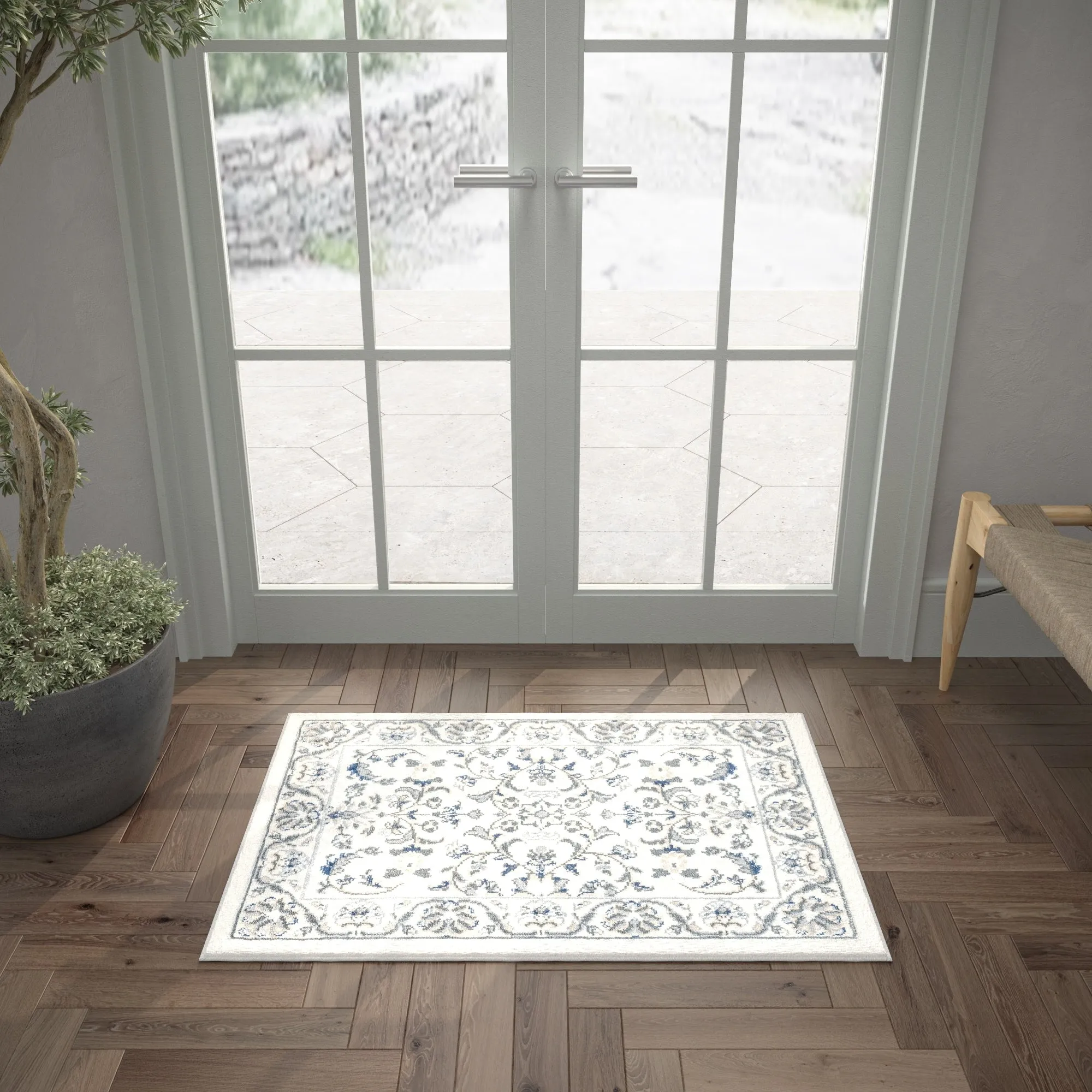 Carrington Traditional Border Indoor Area Rug