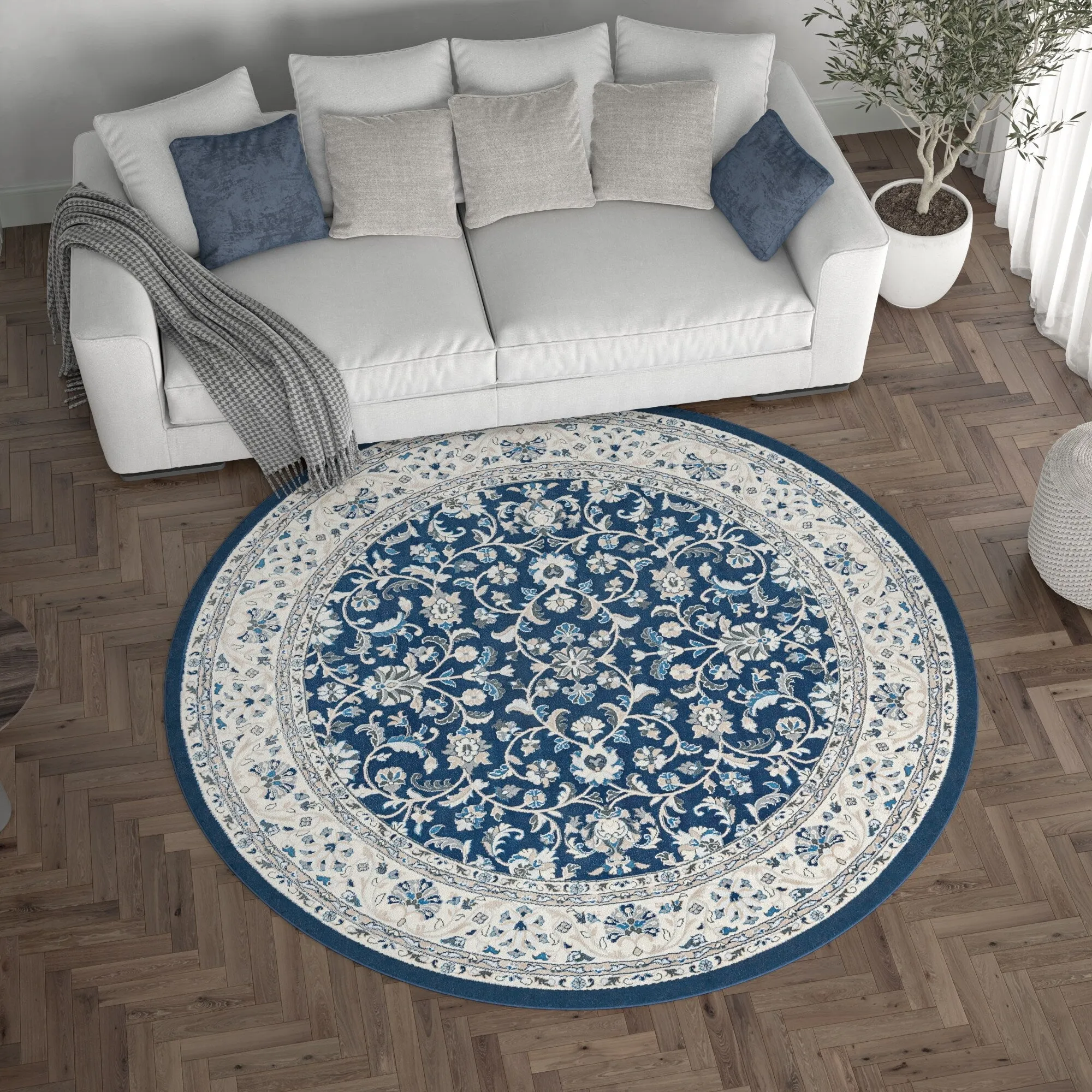 Carrington Traditional Border Indoor Area Rug