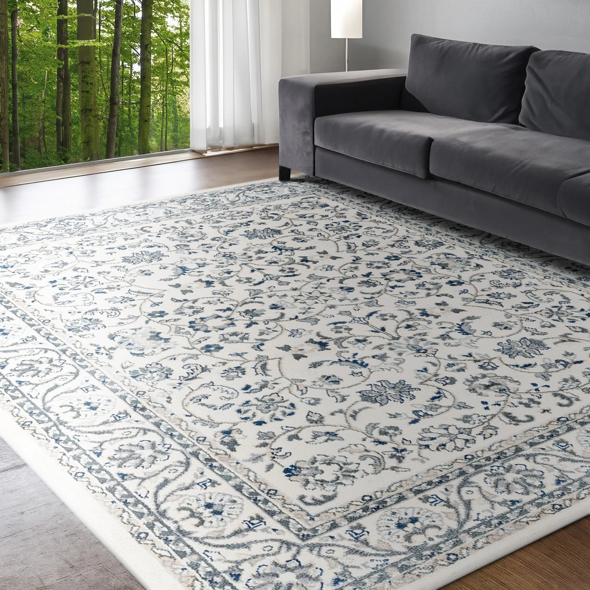Carrington Traditional Border Indoor Area Rug