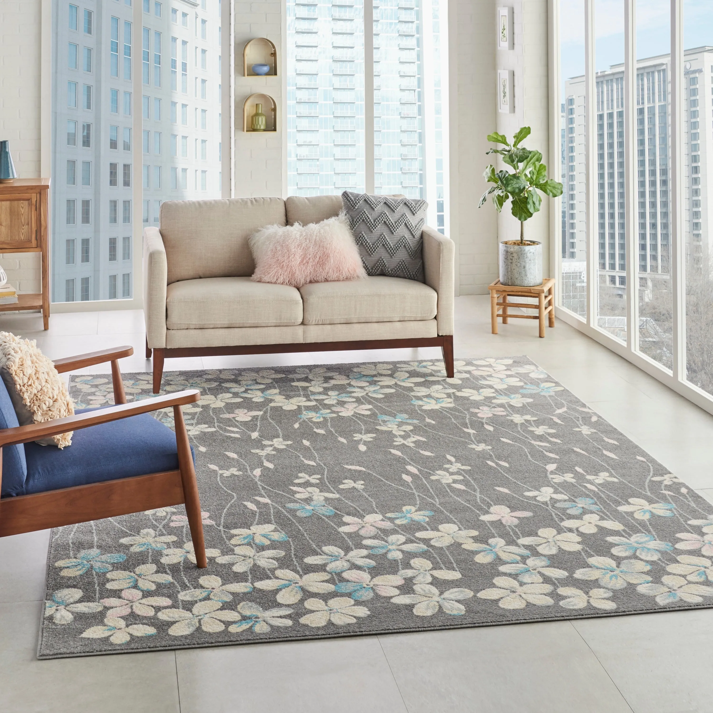 Carson Carrington Molle Floral Area Rug