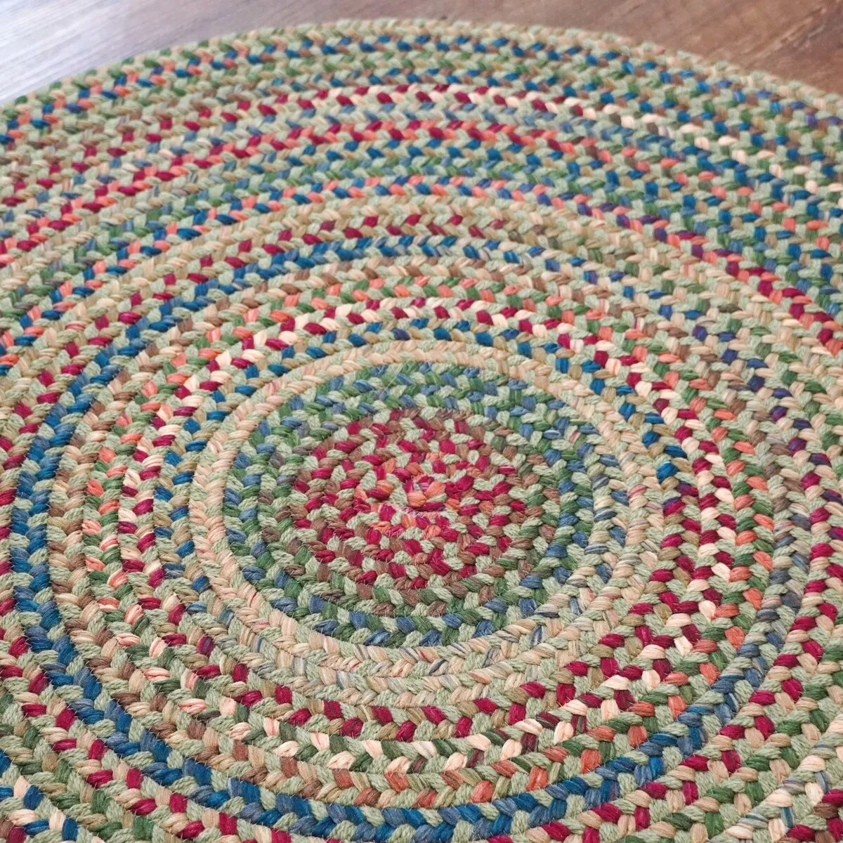 Colonial Mills Bailey Wool Multi Round Area Rug