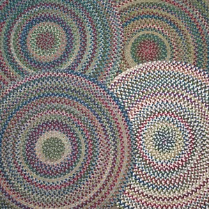 Colonial Mills Bailey Wool Multi Round Area Rug