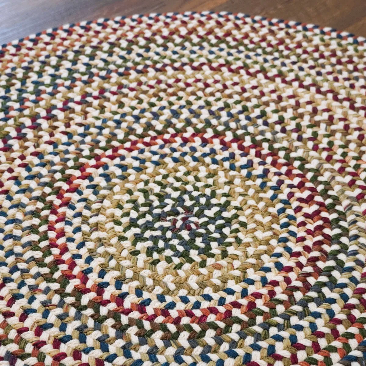 Colonial Mills Bailey Wool Multi Round Area Rug