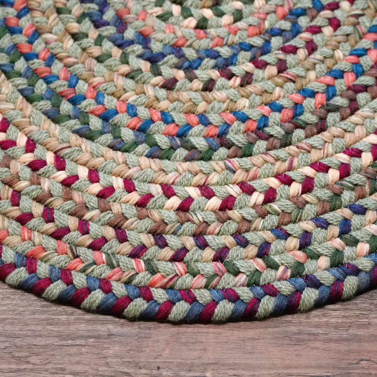 Colonial Mills Bailey Wool Multi Round Area Rug
