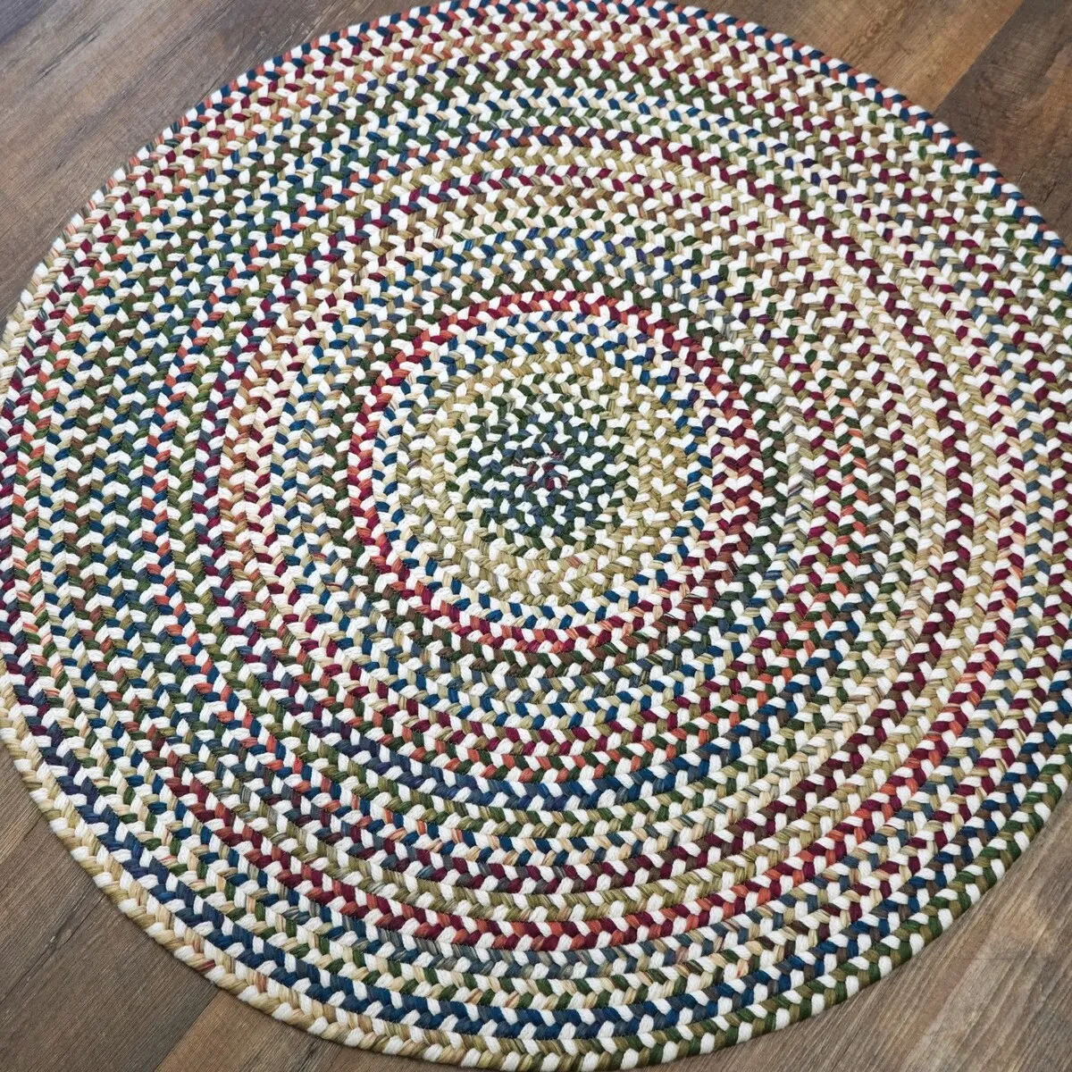 Colonial Mills Bailey Wool Multi Round Area Rug