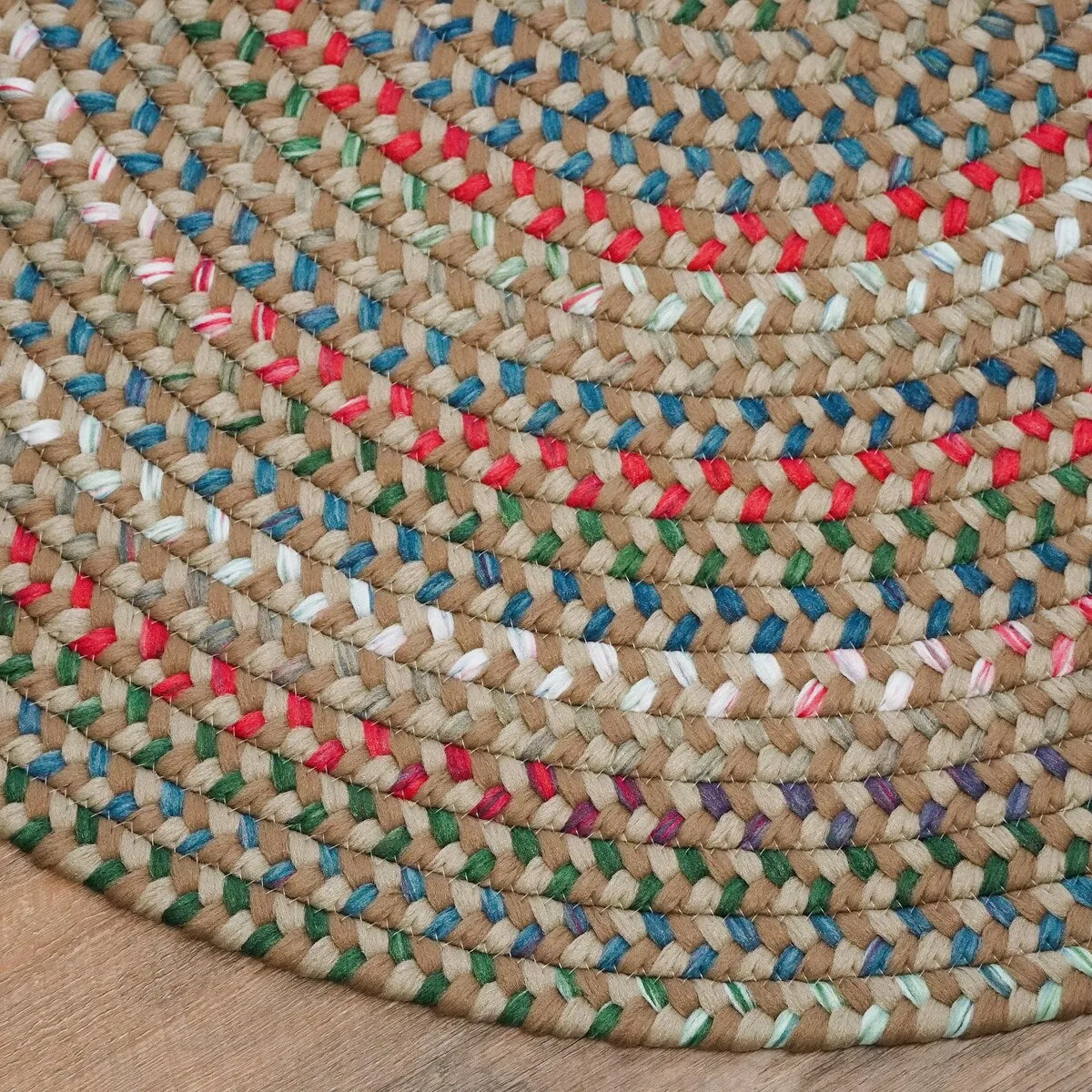 Colonial Mills Handcrafted Riverside Braid Round Area Rug
