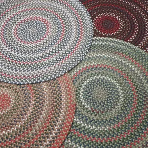 Colonial Mills Handcrafted Riverside Braid Round Area Rug
