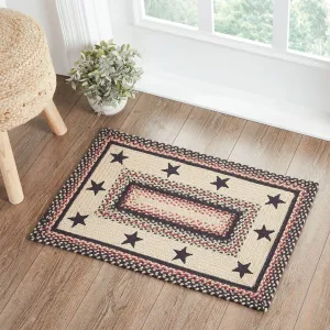 Colonial Star Jute Rug Rect w/ Pad 20x30 - 20 x 30 Rectangle