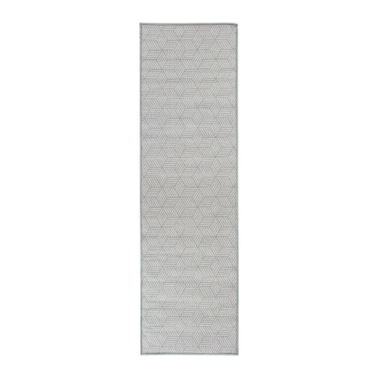 Contemporary Geometric Cubes Indoor/Outdoor Area Rug
