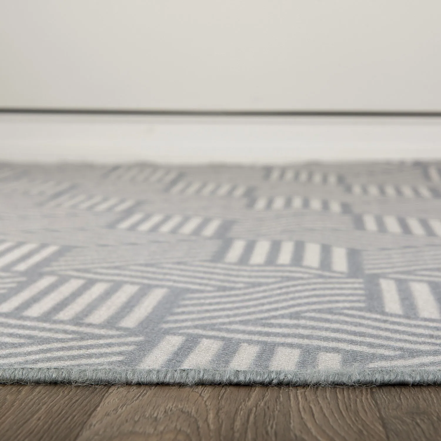 Contemporary Geometric Cubes Indoor/Outdoor Area Rug