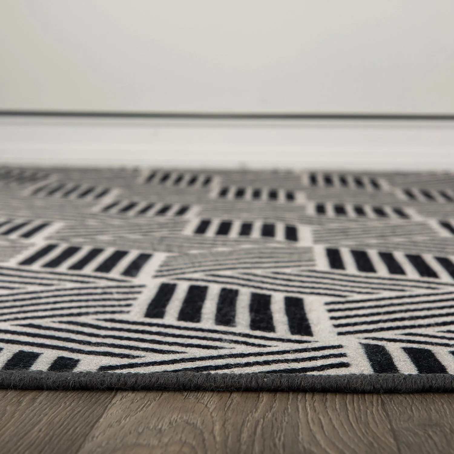 Contemporary Geometric Cubes Indoor/Outdoor Area Rug