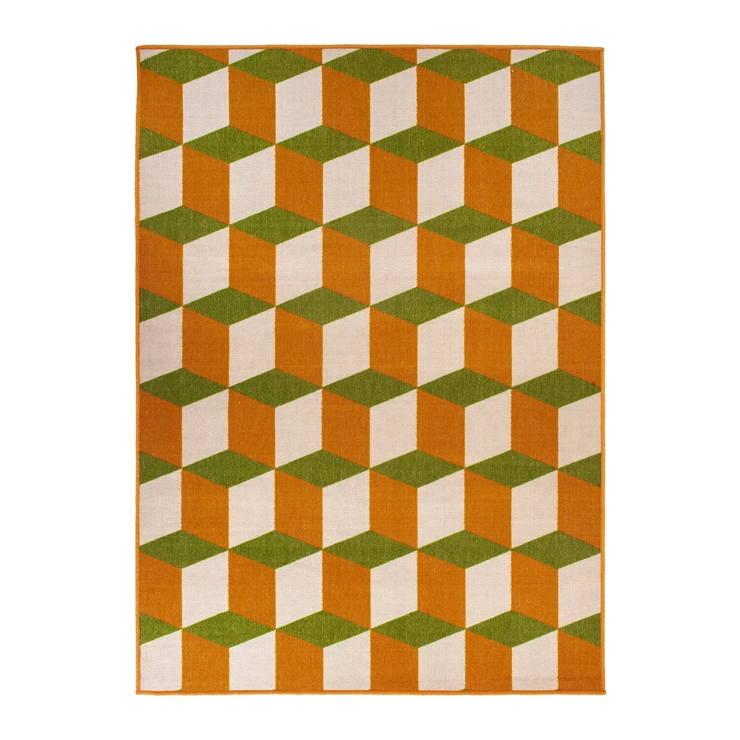 Contemporary Geometric Flatweave Indoor/Outdoor Area Rug