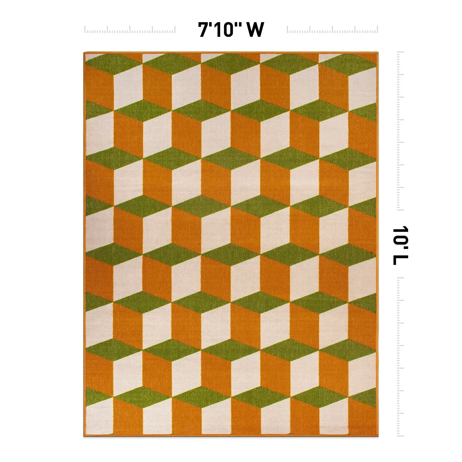 Contemporary Geometric Flatweave Indoor/Outdoor Area Rug