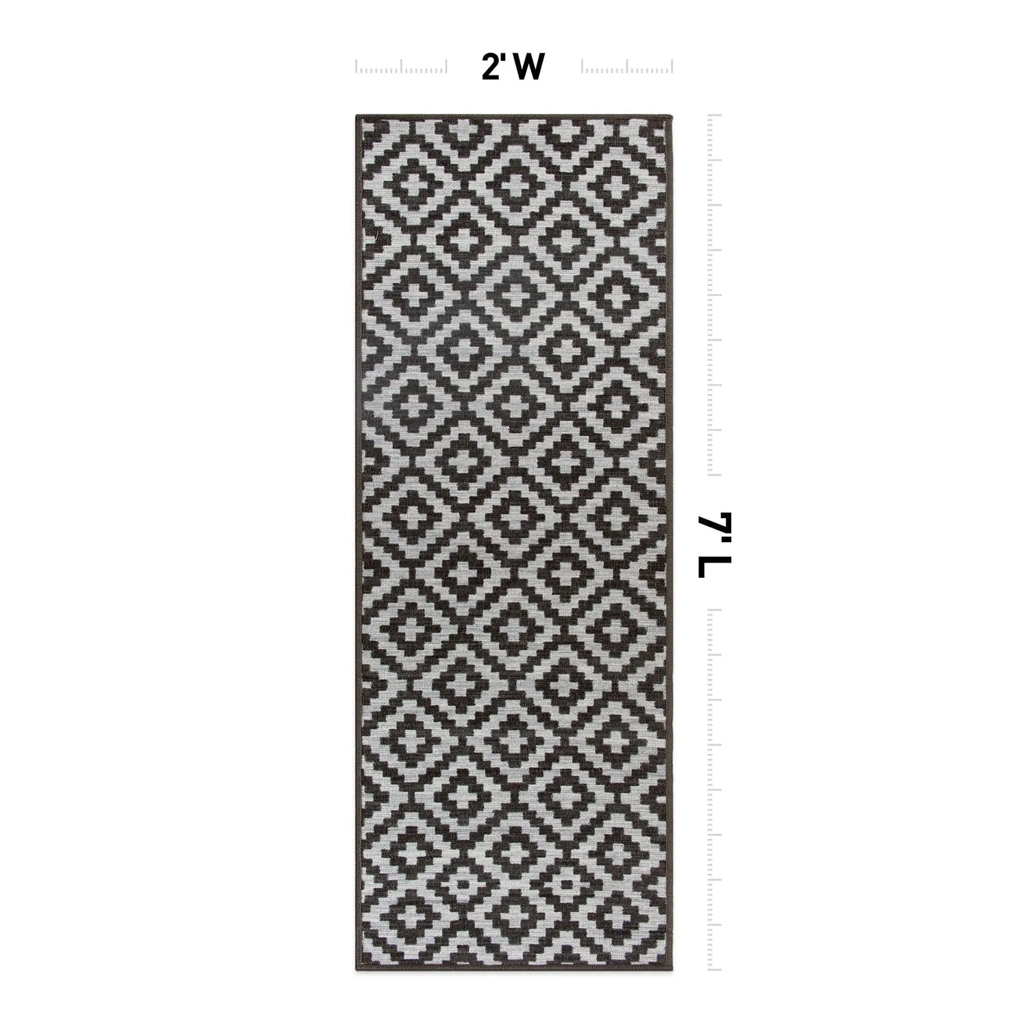 Contemporary Geometric Trellis Indoor/Outdoor Area Rug