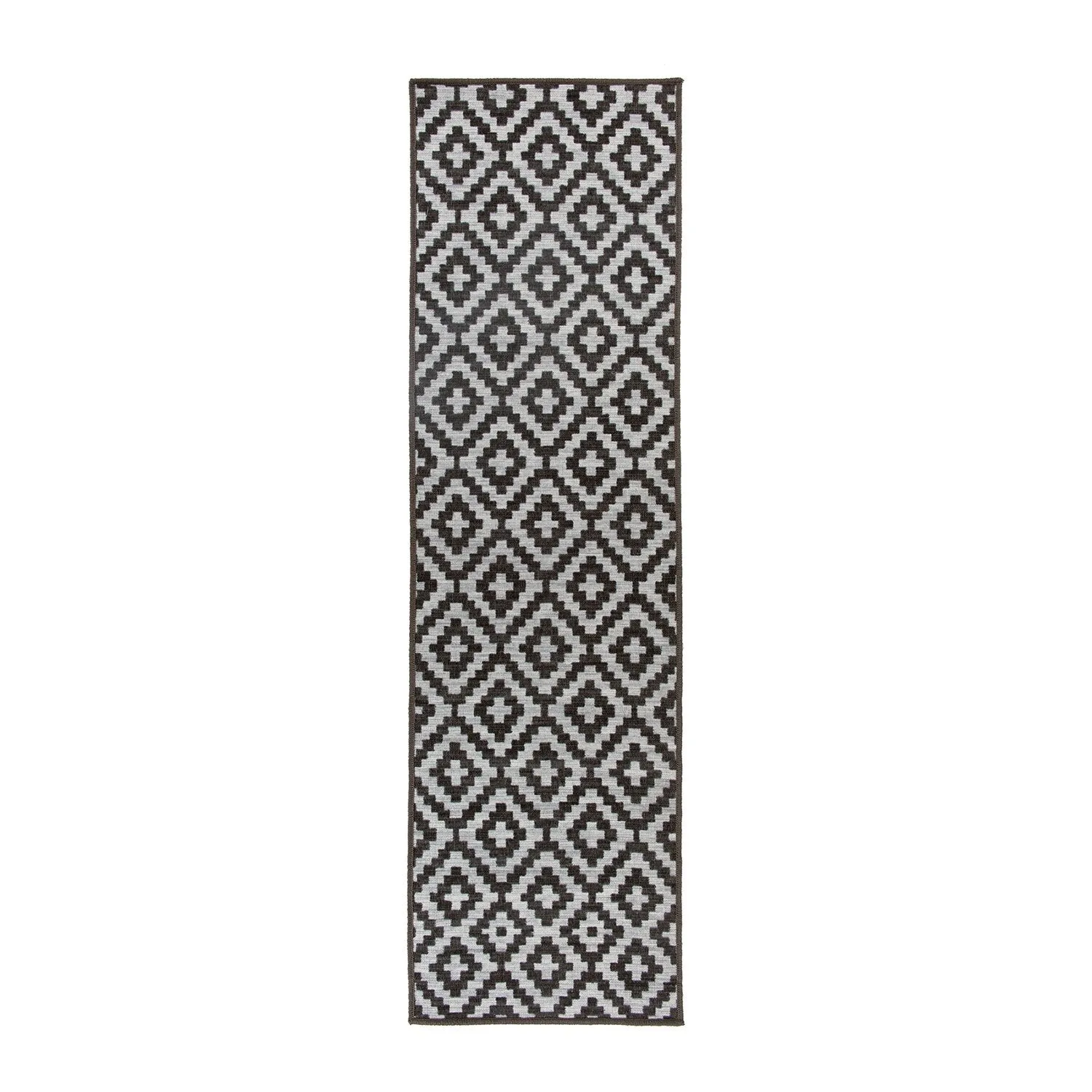 Contemporary Geometric Trellis Indoor/Outdoor Area Rug