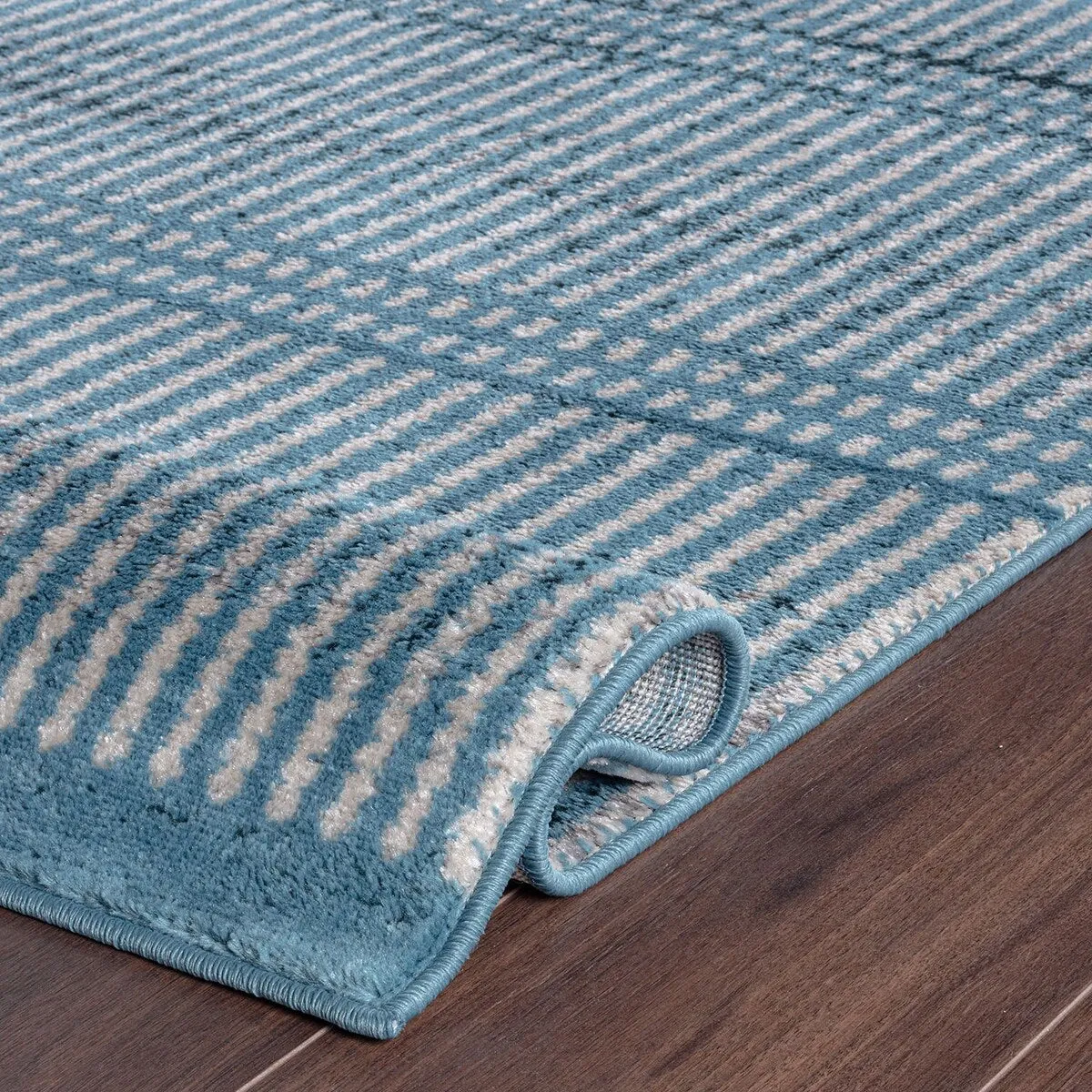 Contemporary Minimalistic Stripe LInes Area Rug