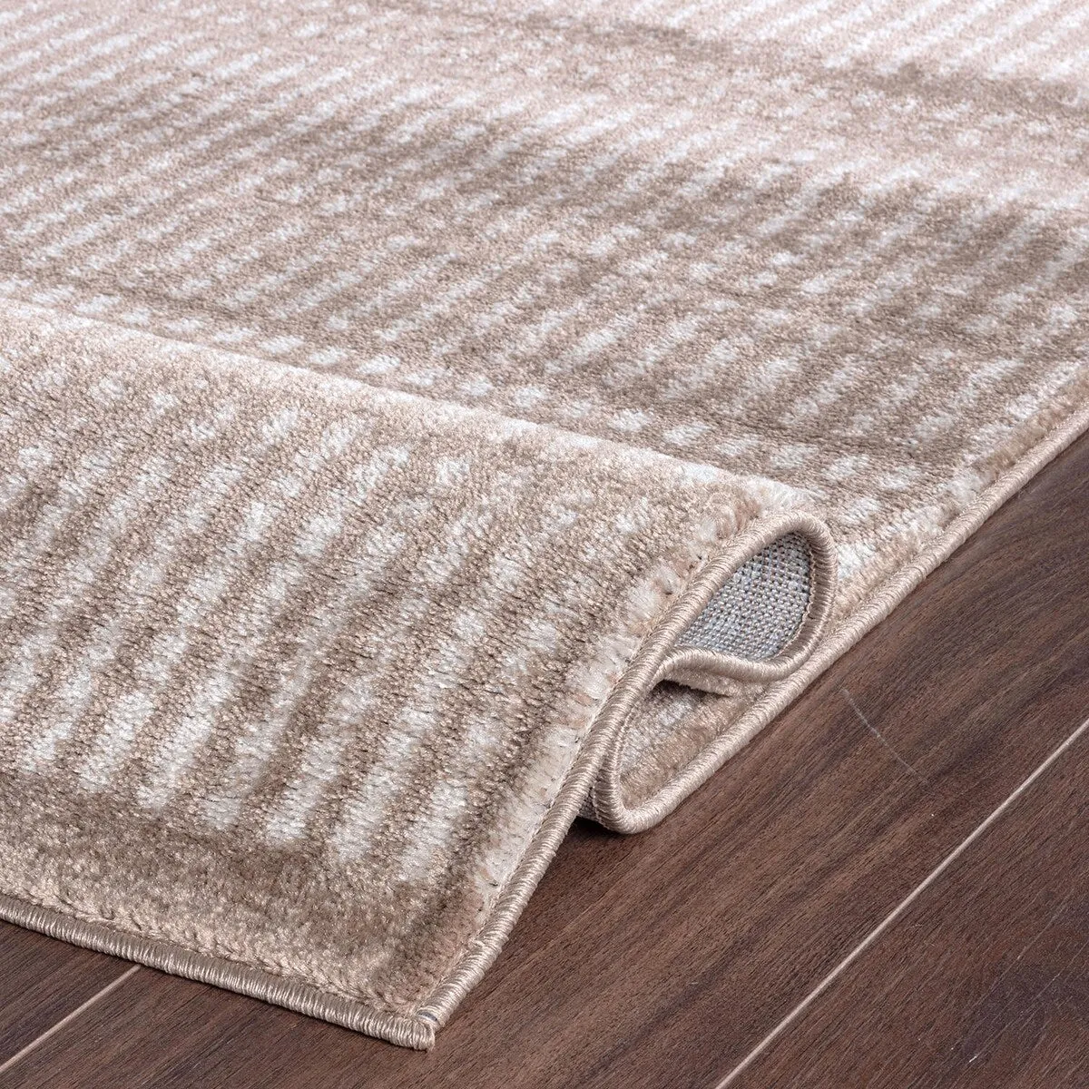 Contemporary Minimalistic Stripe LInes Area Rug