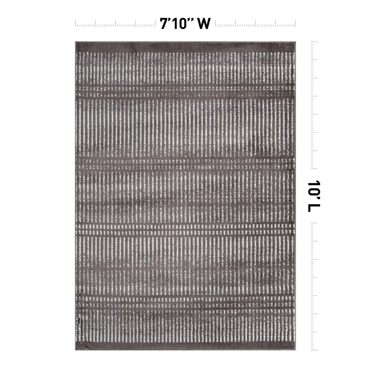 Contemporary Minimalistic Stripe LInes Area Rug