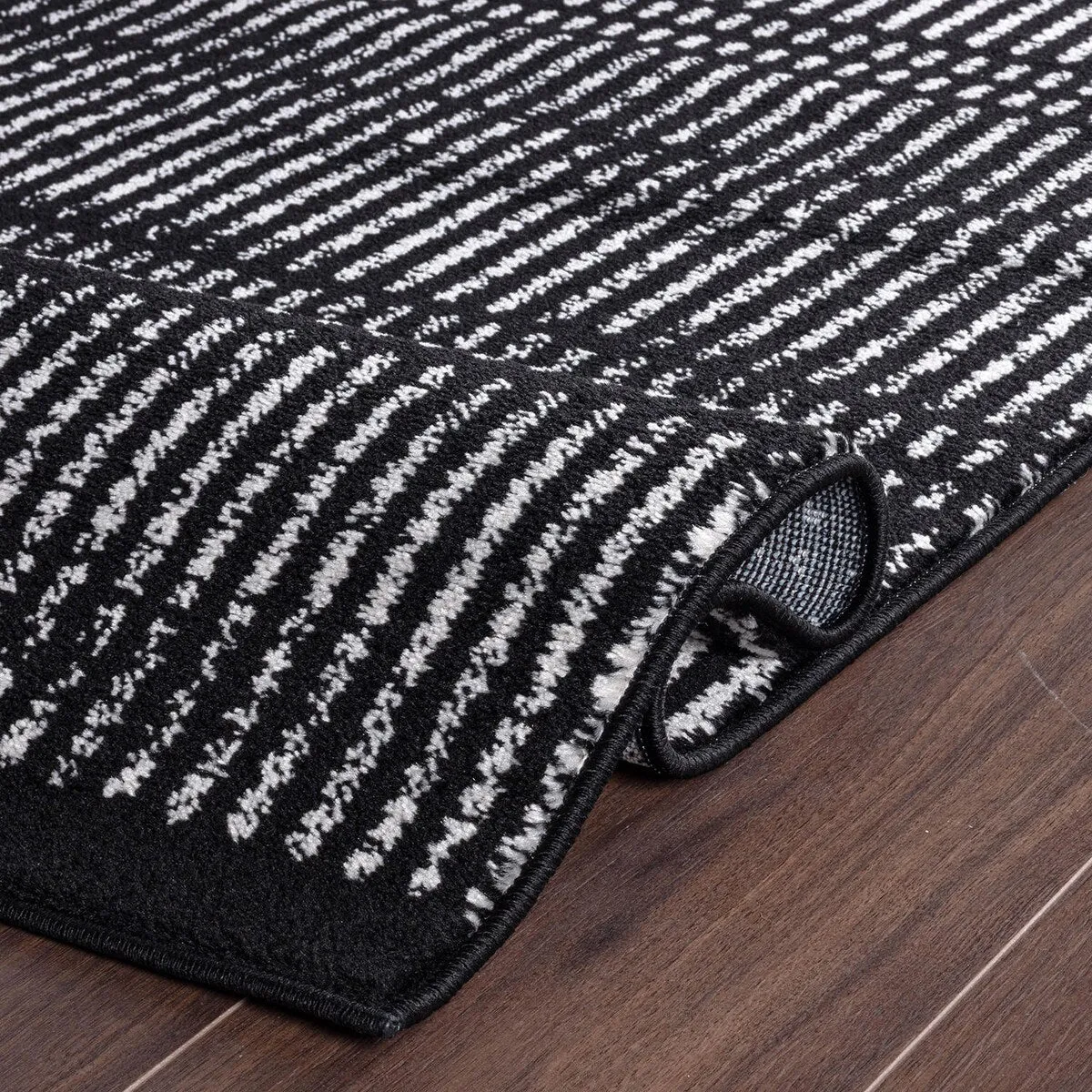 Contemporary Minimalistic Stripe LInes Area Rug