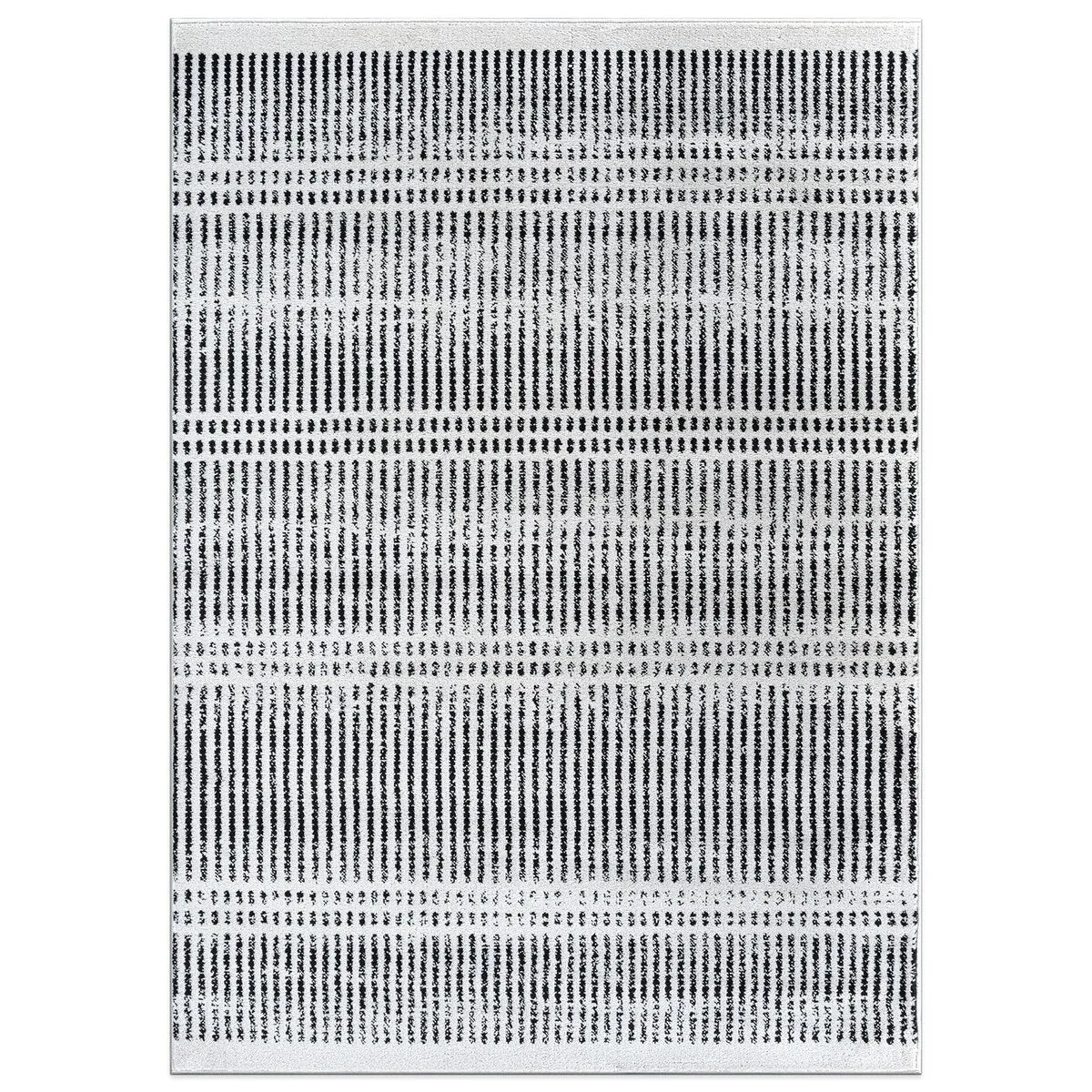 Contemporary Minimalistic Stripe LInes Area Rug