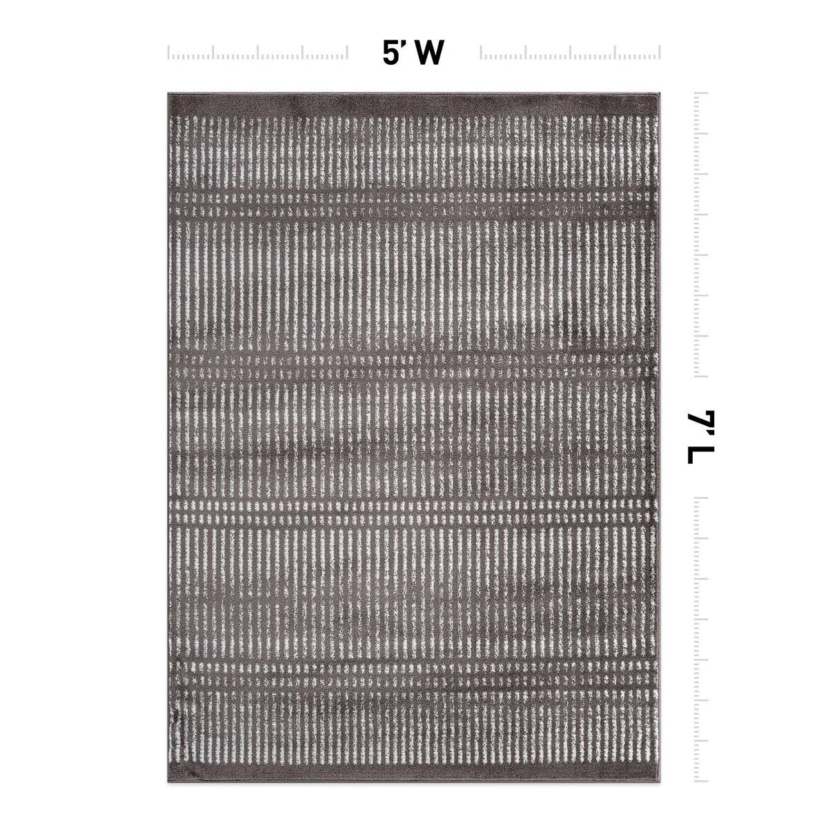 Contemporary Minimalistic Stripe LInes Area Rug