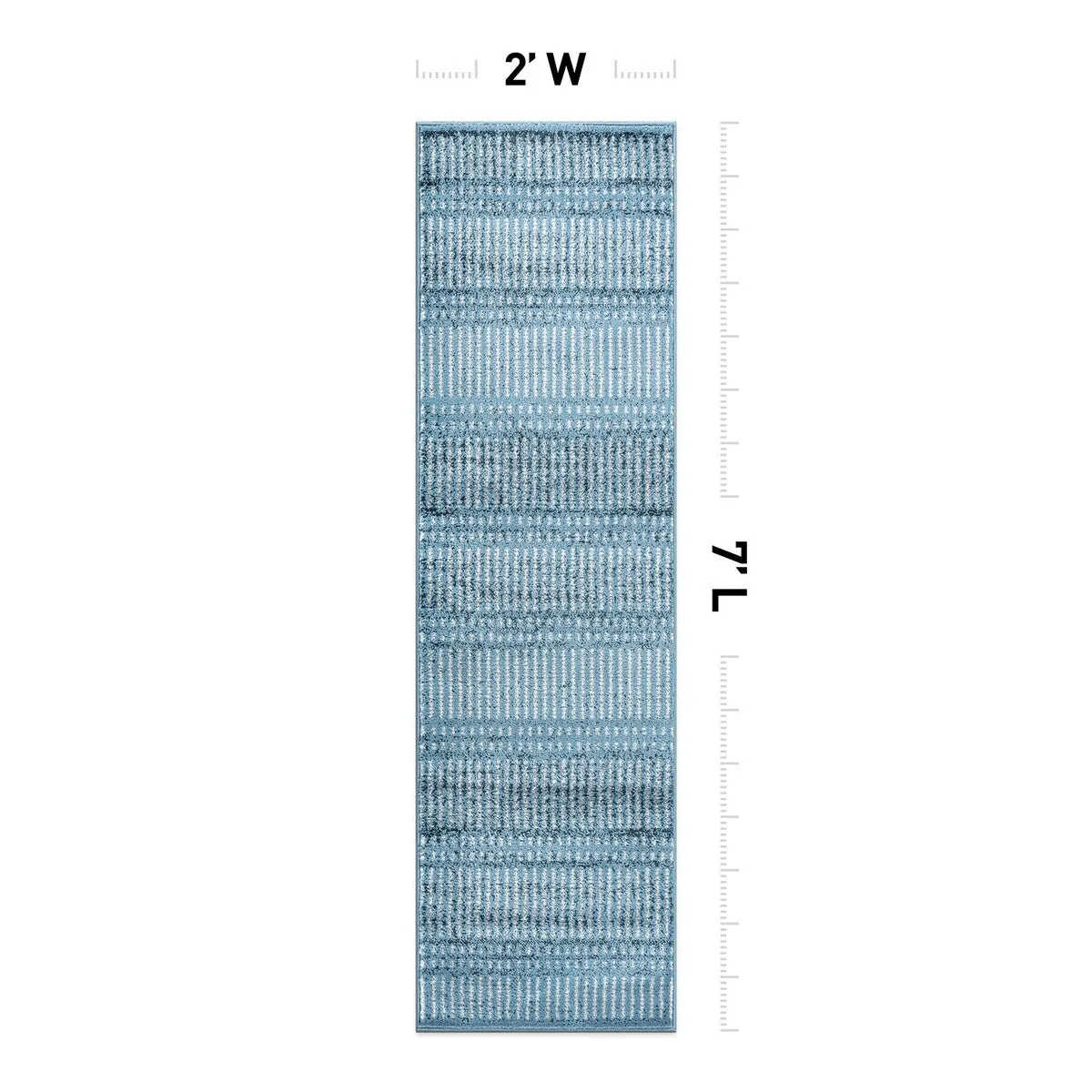 Contemporary Minimalistic Stripe LInes Area Rug
