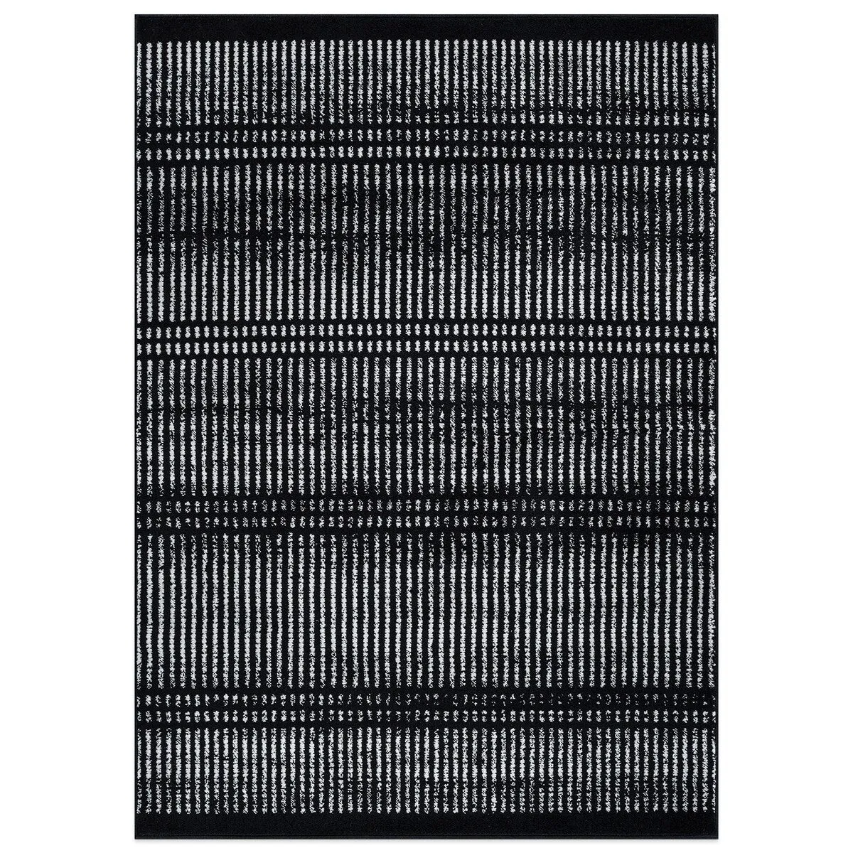 Contemporary Minimalistic Stripe LInes Area Rug
